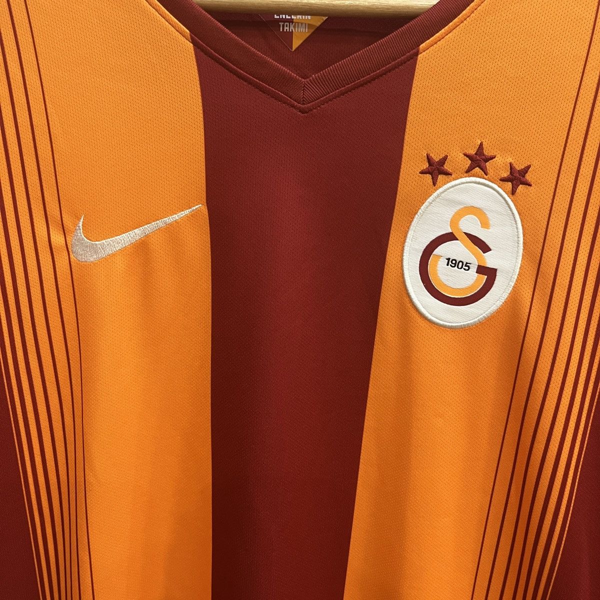 Nike × Vintage Galatasaray 2014-15 Home Nike Long Sleeve Jersey Size US XXL / EU 58 / 5 - 3 Thumbnail