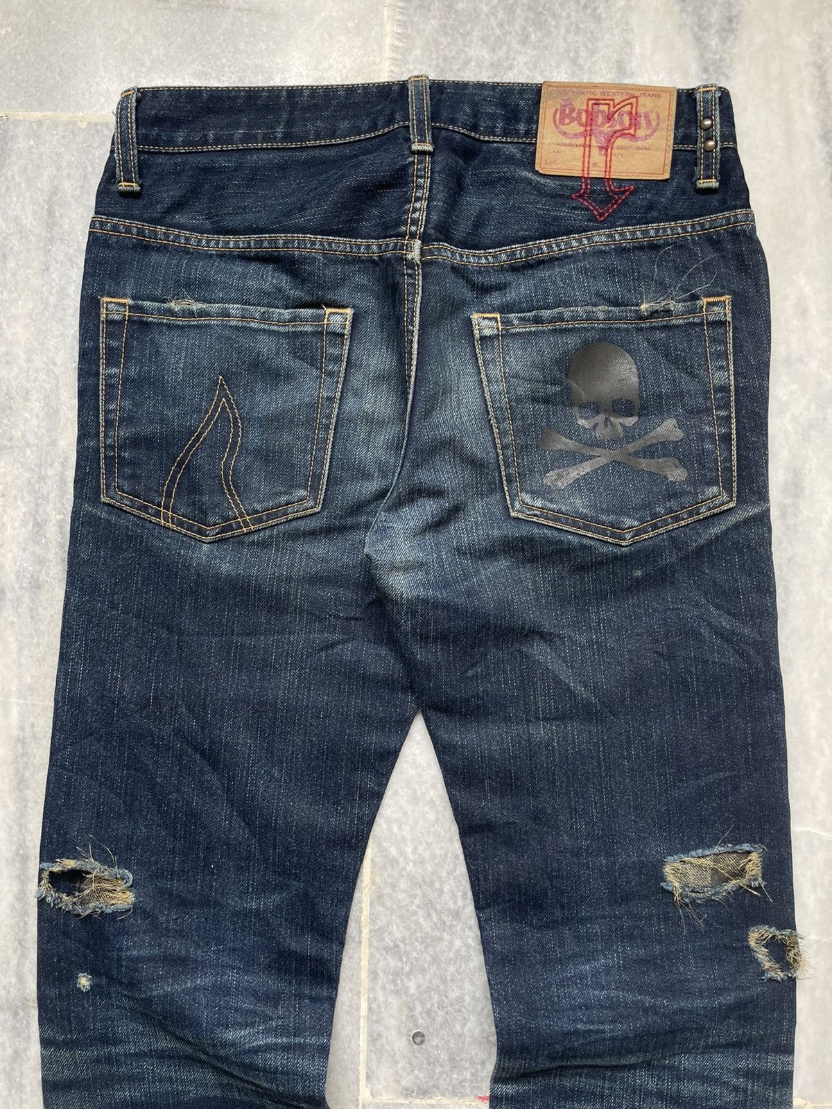 Roen Hiromu Takahara Roen X Bobson Destroyed Denim Pants Size US 29 - 4 Thumbnail