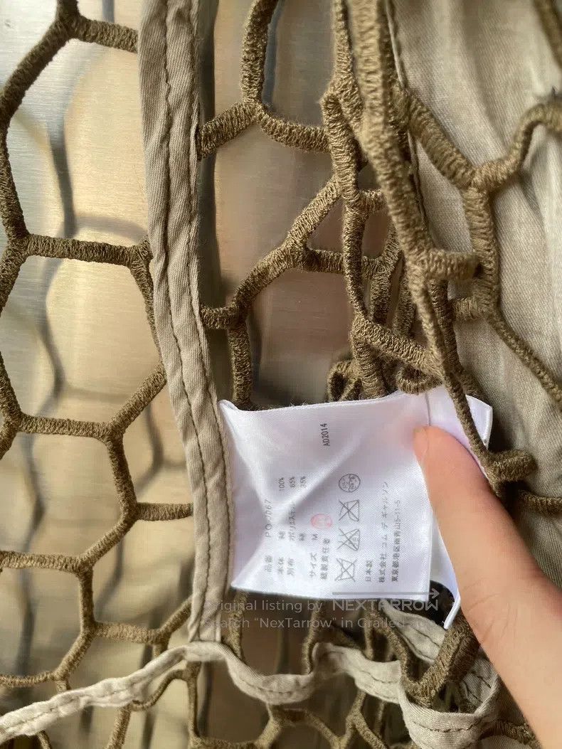 Comme des Garcons Comme Des Garcons Honeycomb hexagonal openwork net coat Size US M / EU 48-50 / 2 - 4 Thumbnail