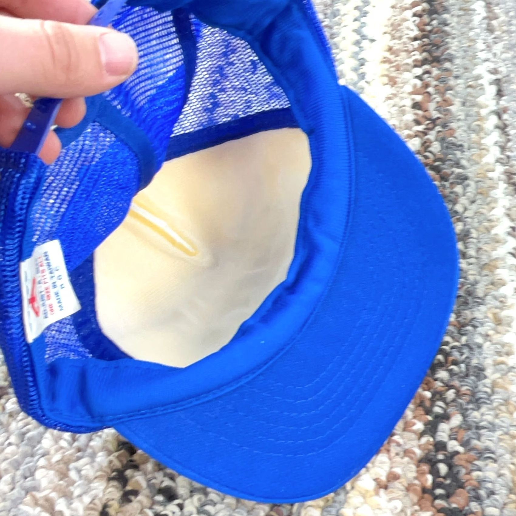 Vintage VINTAGE Jackson Tools Trucker Hat Cap Snap Back Blue White High Dome 80s 90s Mens Size ONE SIZE - 5 Thumbnail