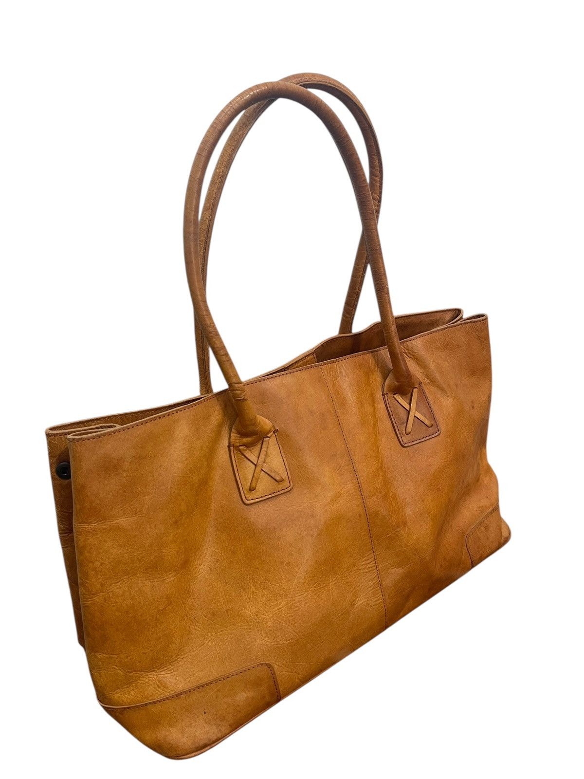 Genuine Leather Full Leather Patina Unknown Tote Shoulder Bag 2🟩2 Size ONE SIZE - 6 Thumbnail