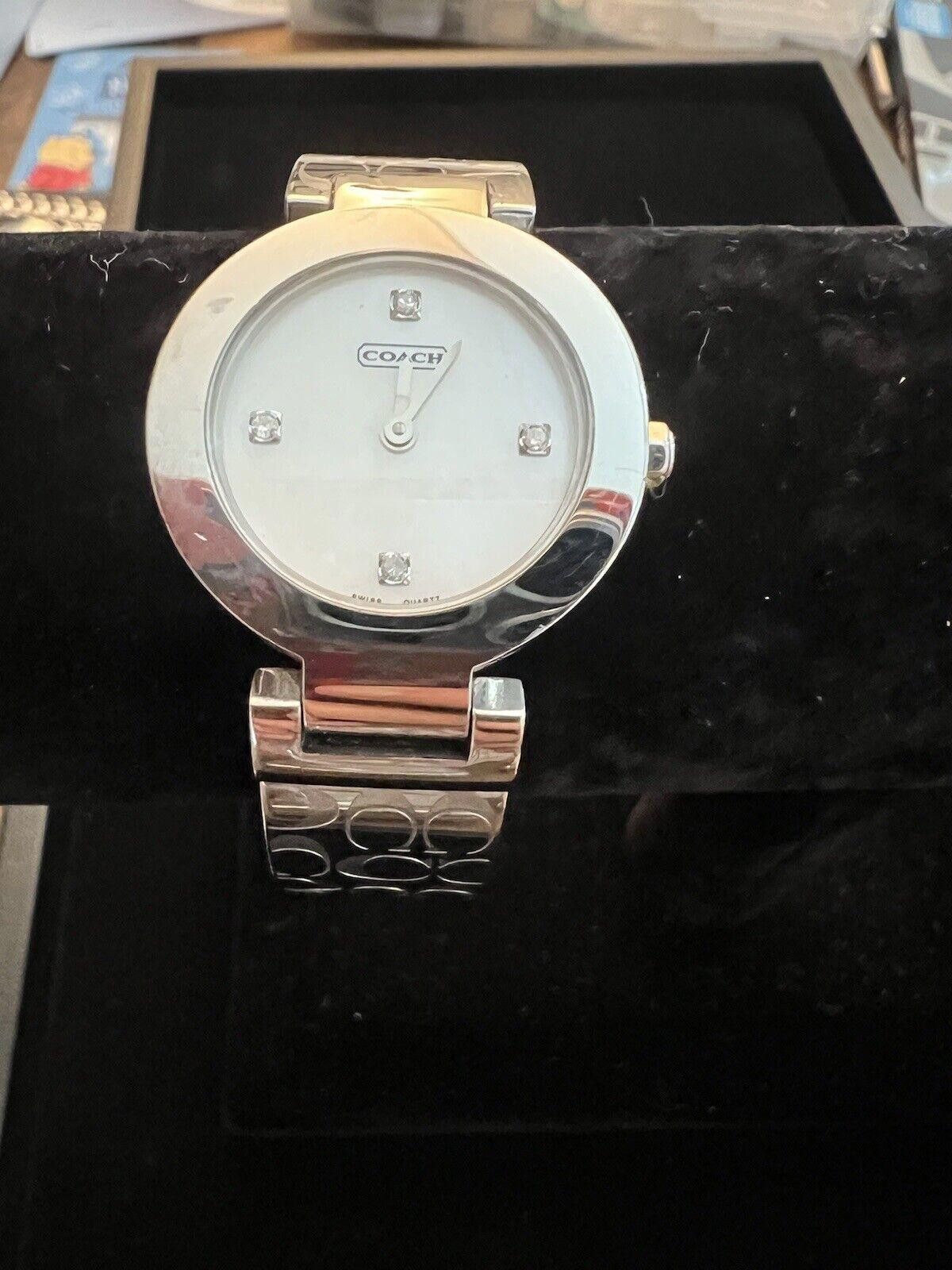 Coach Ladies Silver Coach Watch Not Working Size ONE SIZE - 1 Thumbnail