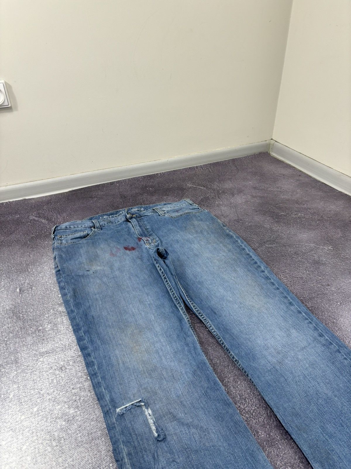 Carhartt Vintage Carhartt USA Relaxed Fit Workwear Denim Baggy Jeans Size US 38 / EU 54 - 10 Thumbnail