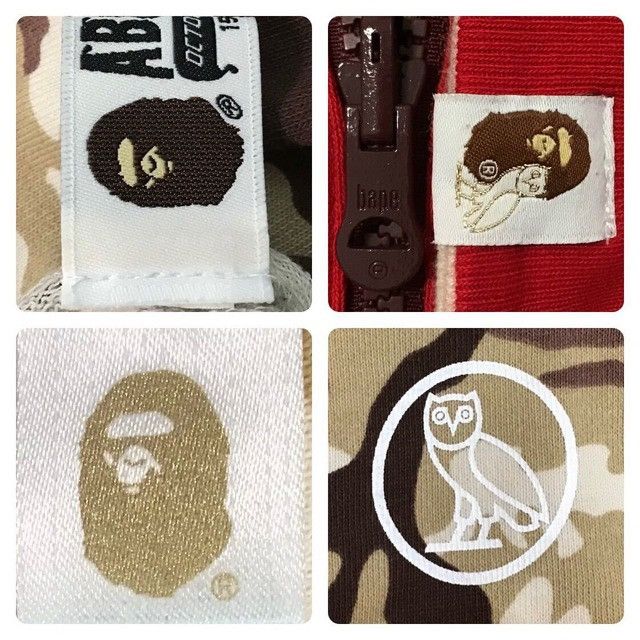 Bape 🔥Reversible🔥 BAPE × OVO Shark full zip hoodie a bathing ape Size US M / EU 48-50 / 2 - 9 Thumbnail