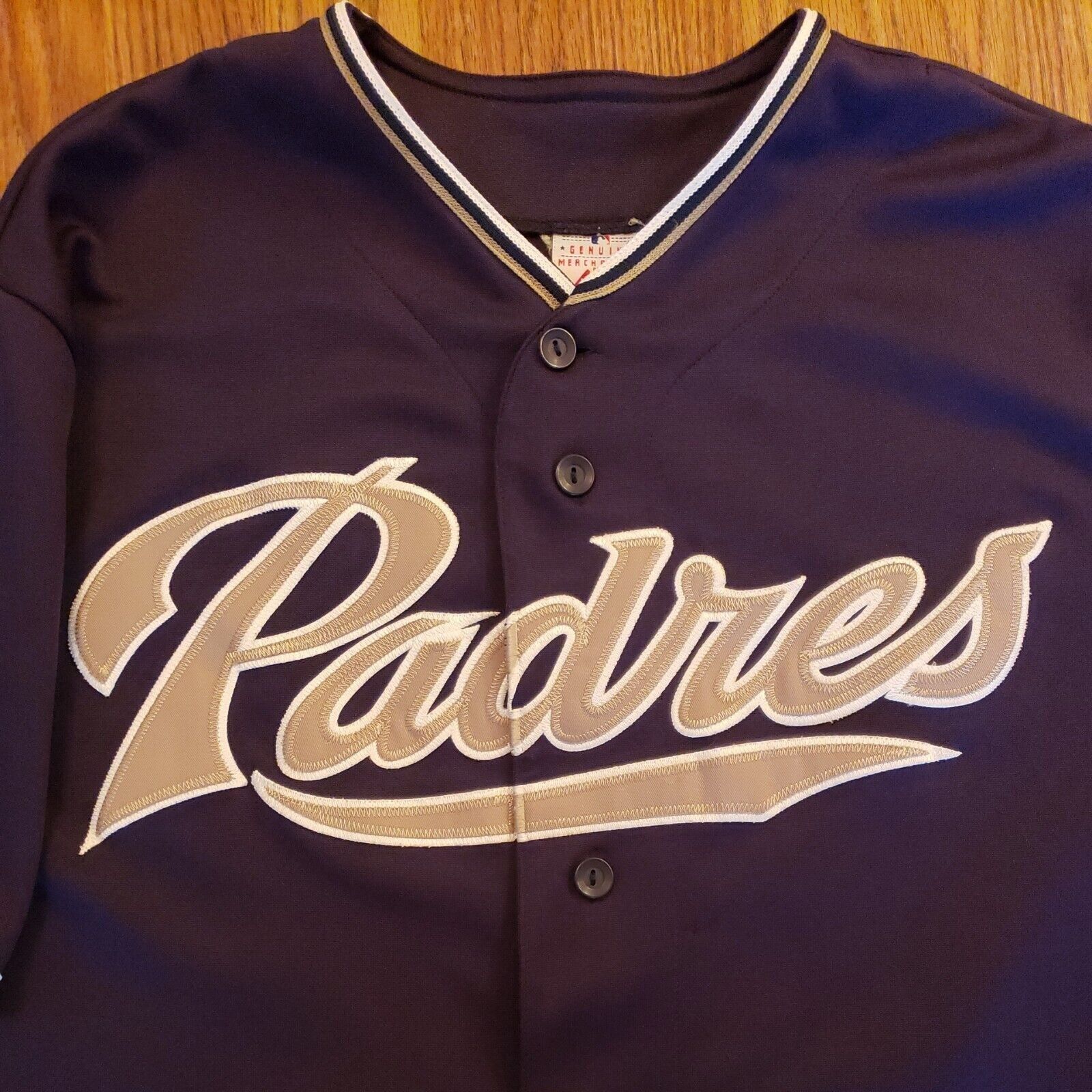 Majestic Vtg San Diego Padres Jersey Terry Burroughs #33 Mens XL Maje Size US XL / EU 56 / 4 - 3 Thumbnail