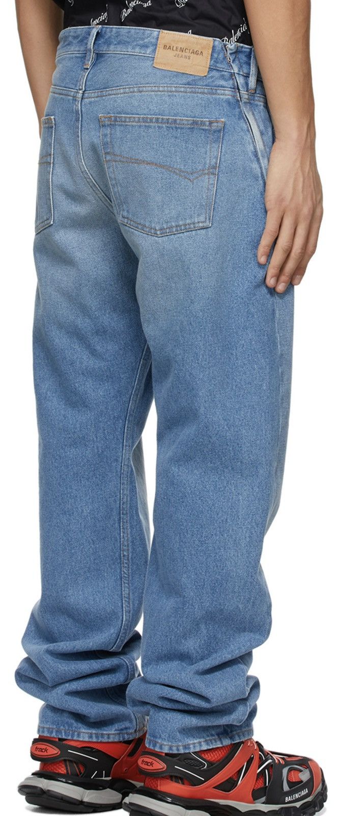 Balenciaga Blue Flatground Jeans Size US 30 / EU 46 - 4 Thumbnail