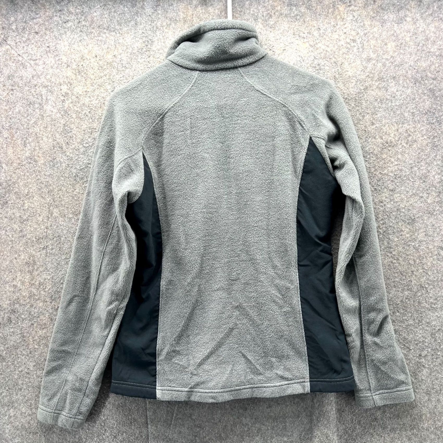 Vintage VINTAGE Columbia Jacket Womens Medium Gray Full Zip Fleece Softshell Benton Outdoors Size M / US 6-8 / IT 42-44 - 2 Thumbnail