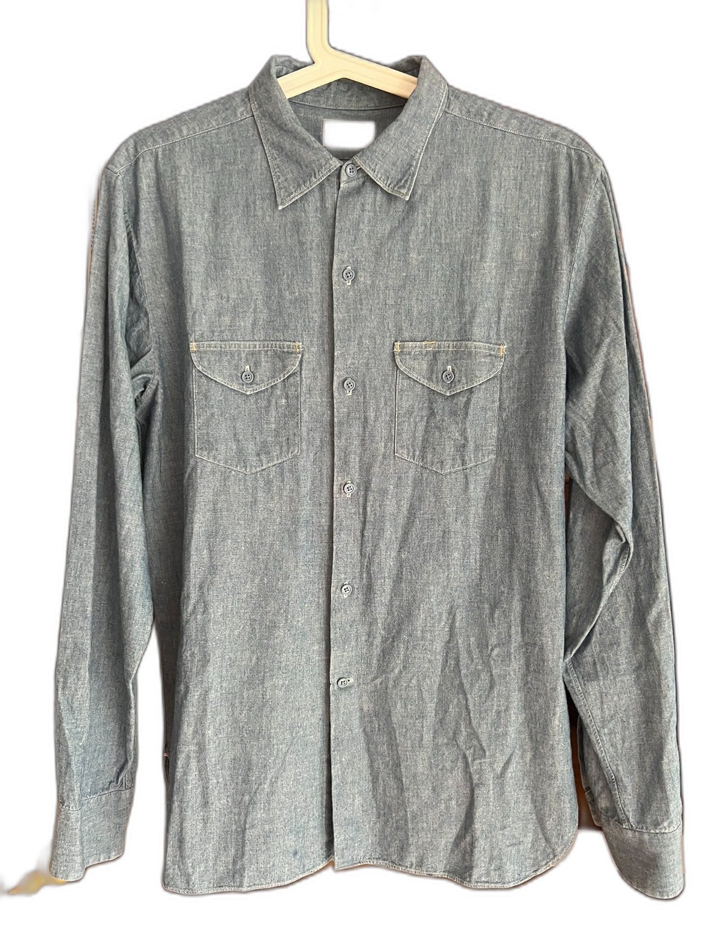 Old Joe Old Joe Vintage Indigo Denim Work Shirt Size US M / EU 48-50 / 2 - 1 Thumbnail
