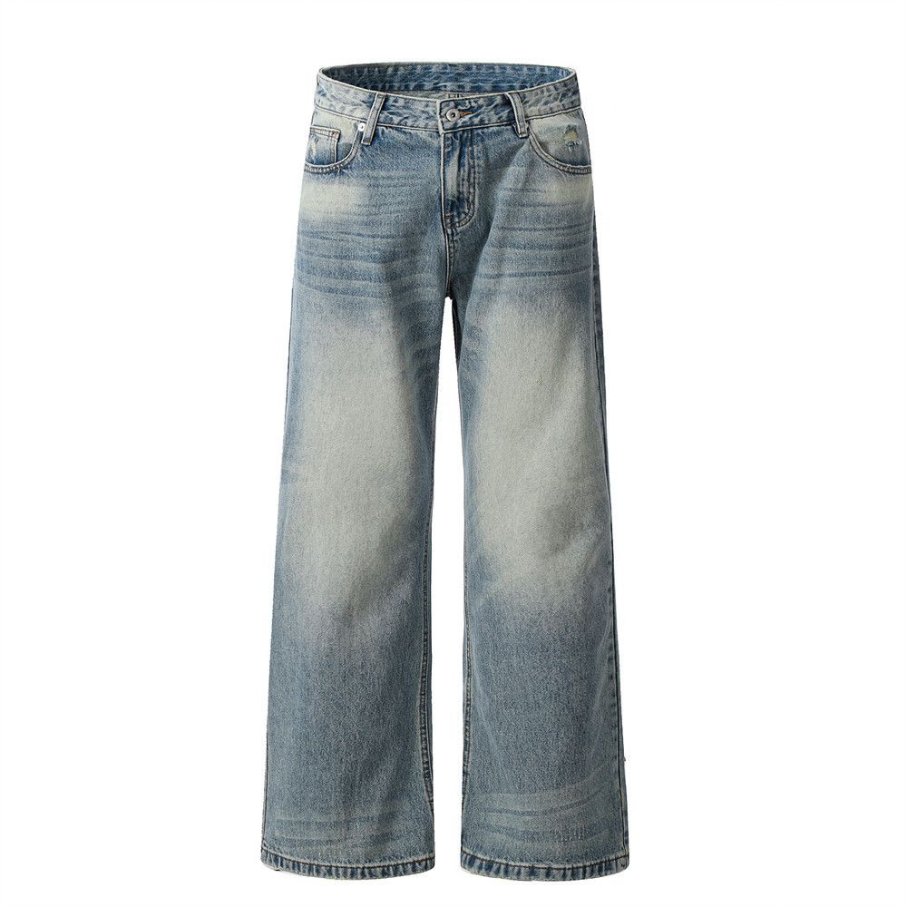 Japanese Brand × Jean American retro washed loose casual flared jeans Size US 32 / EU 48 - 1 Thumbnail