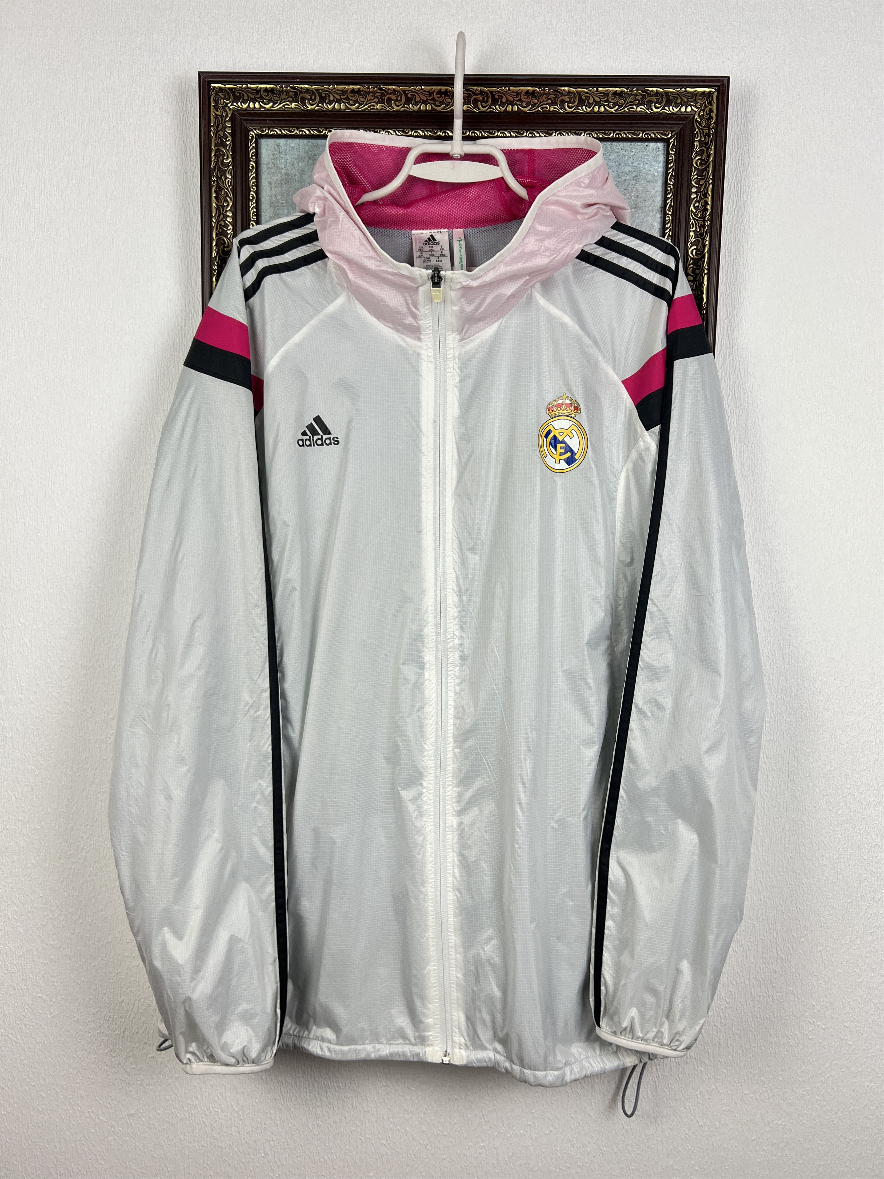 Adidas Real Madrid Football Lighweight Jacket Soccer Track Top Size US XXL / EU 58 / 5 - 1 Thumbnail