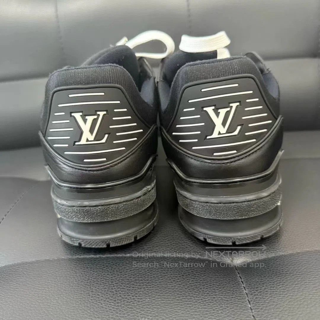 Louis Vuitton Louis Vuitton LV Embossed Black Sneakers. Size US 9 / EU 42 - 5 Thumbnail