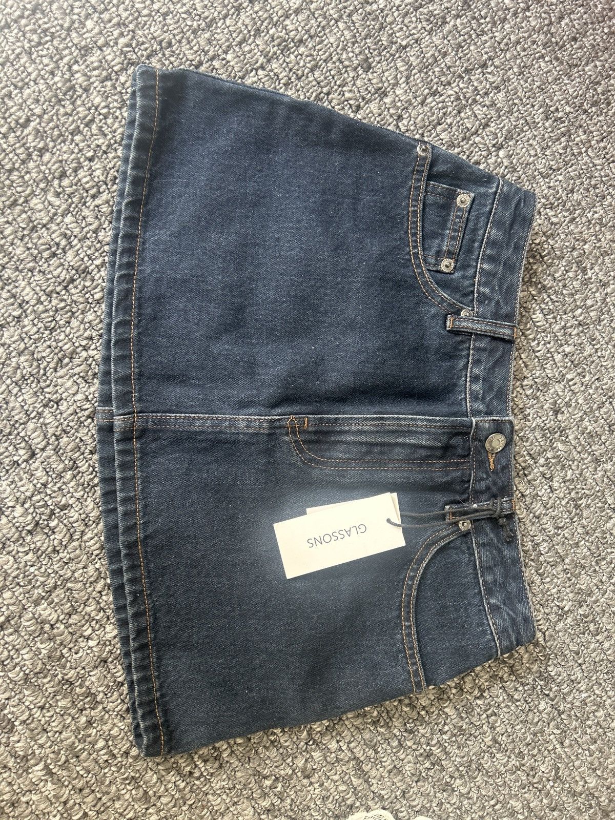 Other GLASSONS mini denim skirt Size 26" / US 2 / IT 38 - 2 Thumbnail