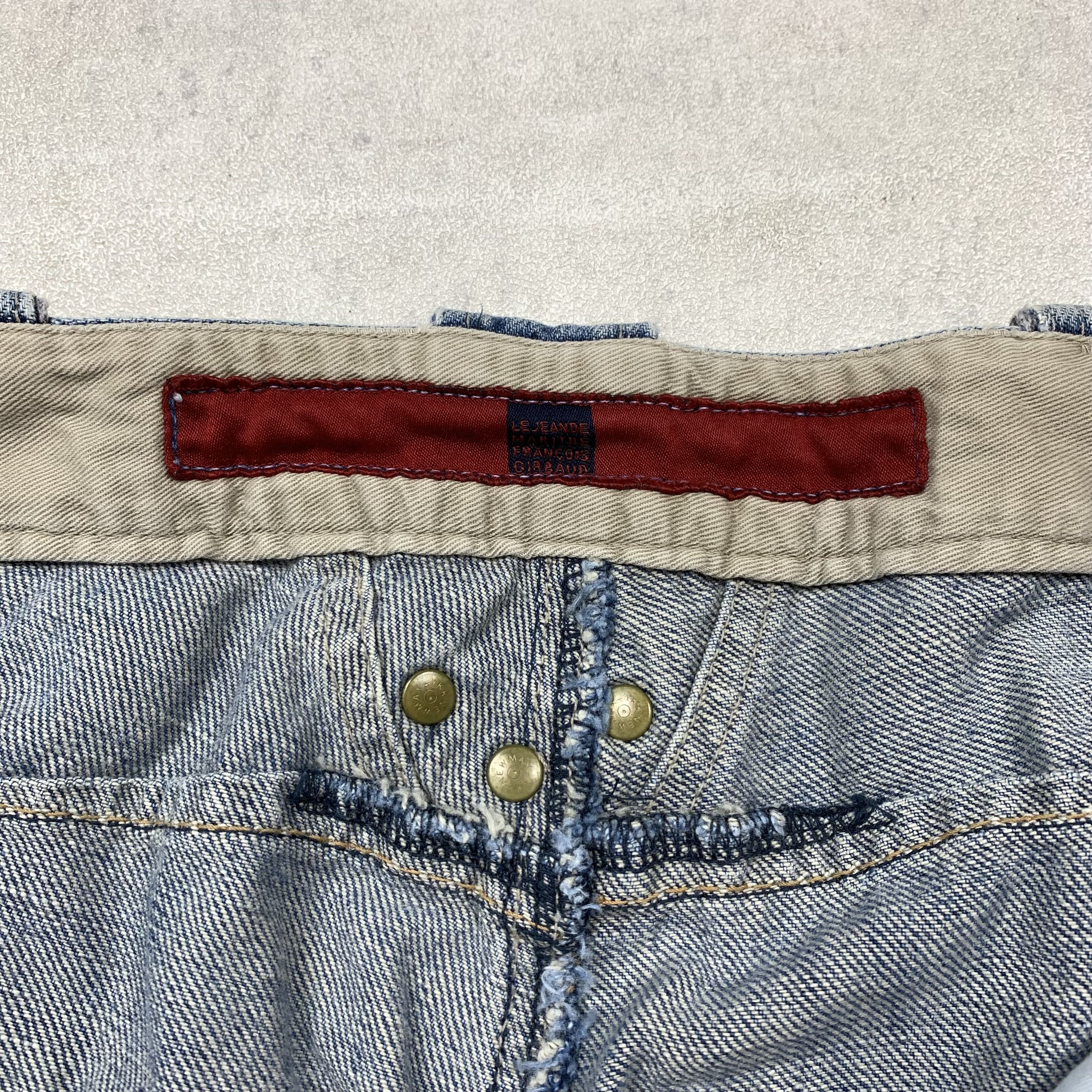 Marithe + Francois Girbaud Marithe Francois Girbaud Denim Pants Punk Bondage Size US 32 / EU 48 - 7 Thumbnail