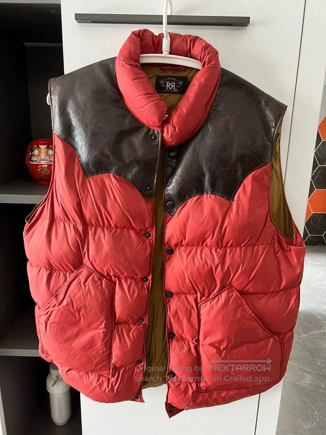 RRL Ralph Lauren RRL Down Vest with Leather Details. Size US M / EU 48-50 / 2 - 1 Thumbnail