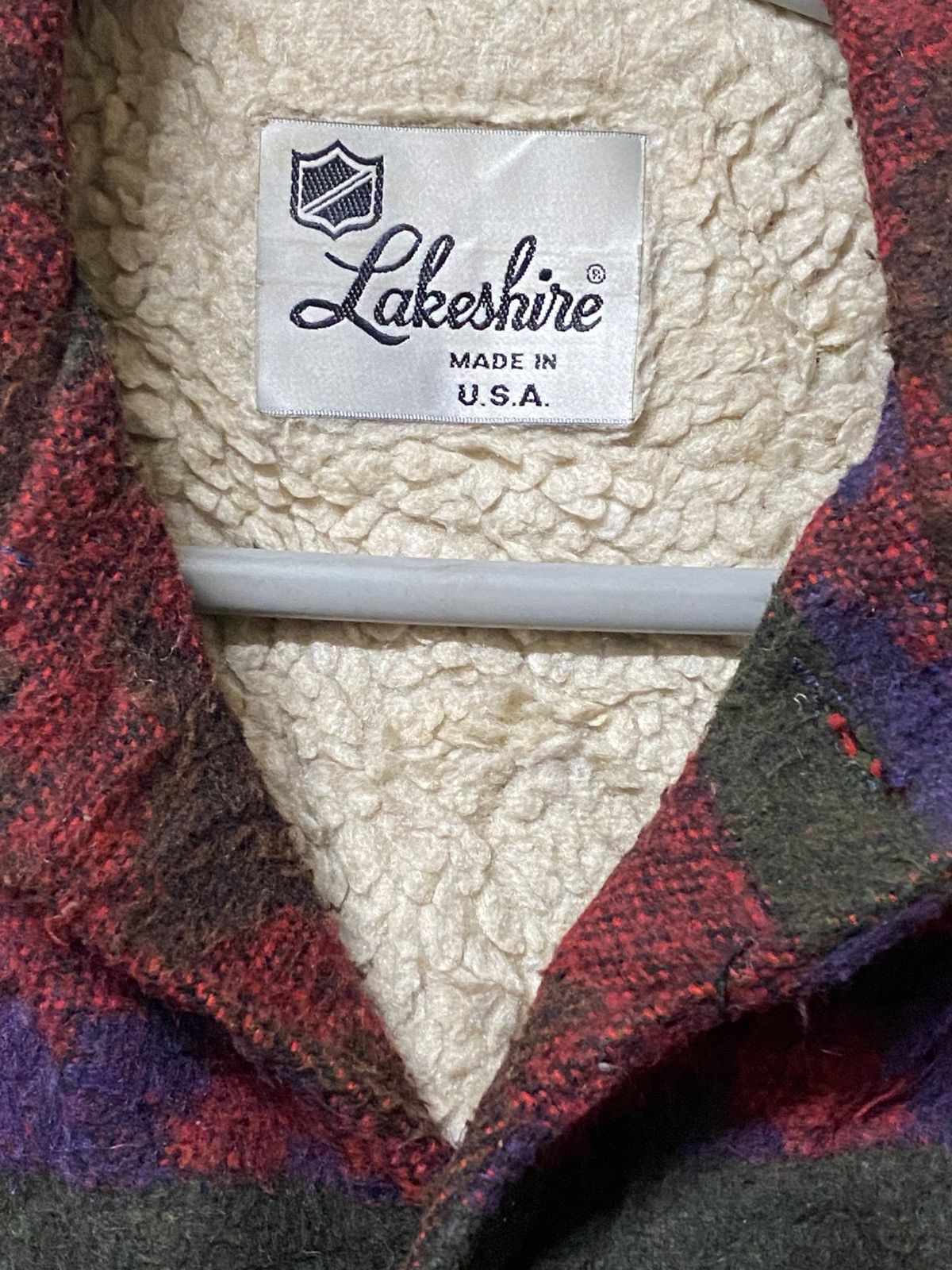 Fox Brothers × Vintage Vintage 70s Lakeshire Flannel Sherpa navajo chore jacket Size US S / EU 44-46 / 1 - 5 Thumbnail