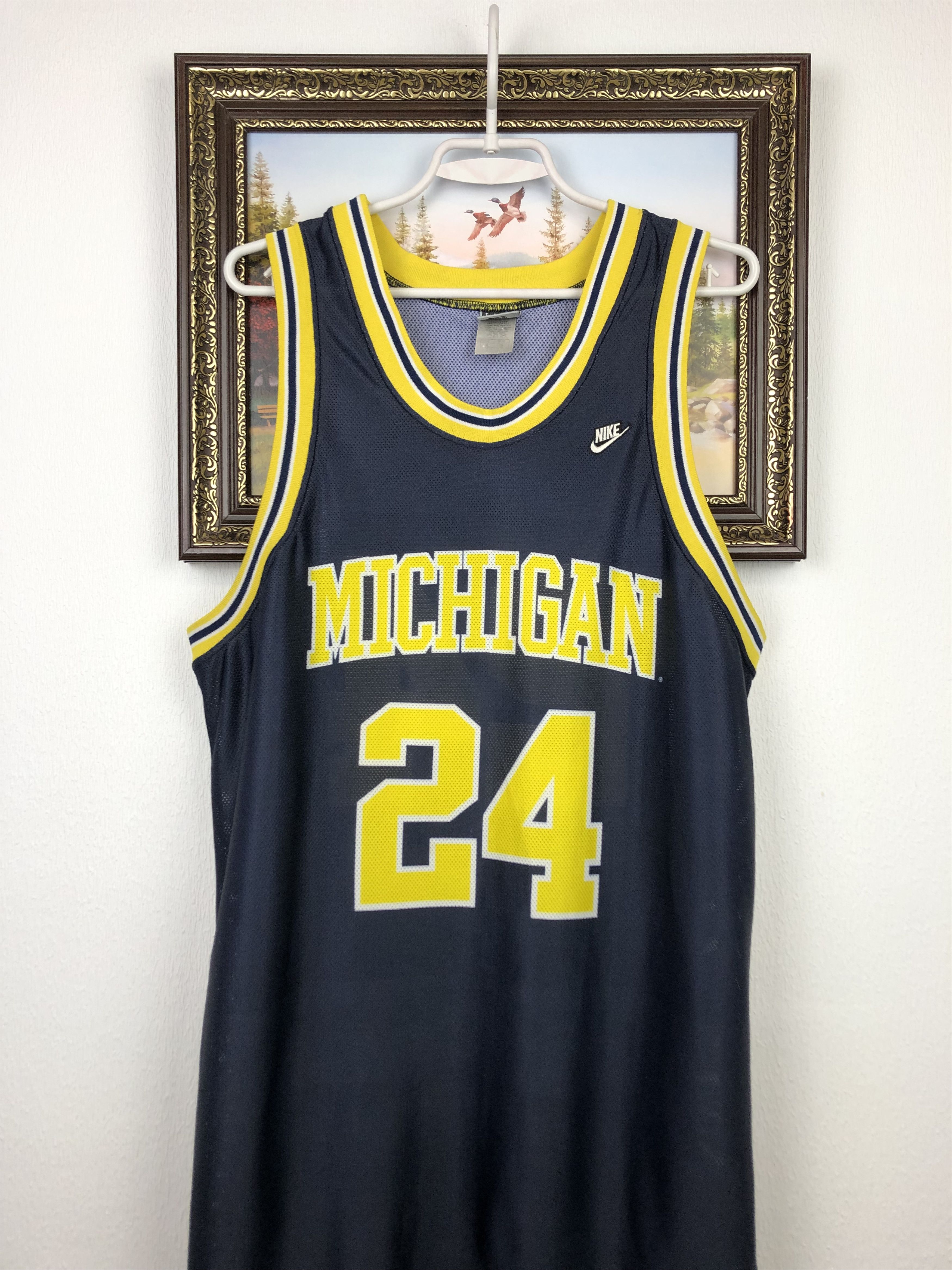 Nike Vintage Nike King Michigan Wolverines Basketball Jersey Size US XL / EU 56 / 4 - 2 Thumbnail