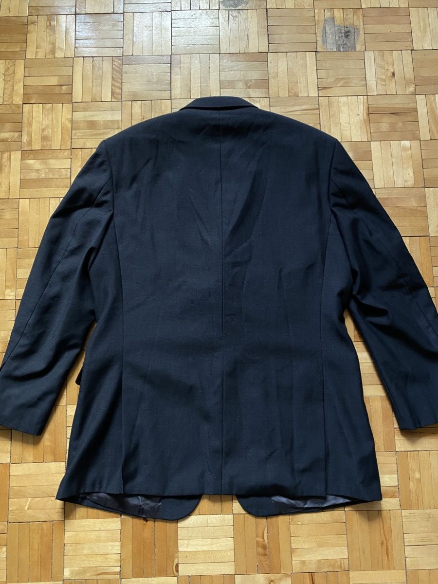 Balmain Vintage BALMAIN Black Blazer Wool Jacket Size 44R - 2 Thumbnail