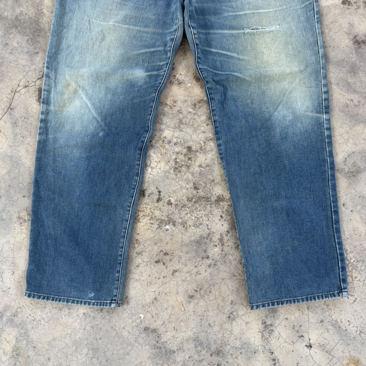 Japanese Brand W42 VINTAGE JAPANESE FADED RIPPED JEAN DENIM PANTS Size US 42 / EU 58 - 3 Thumbnail