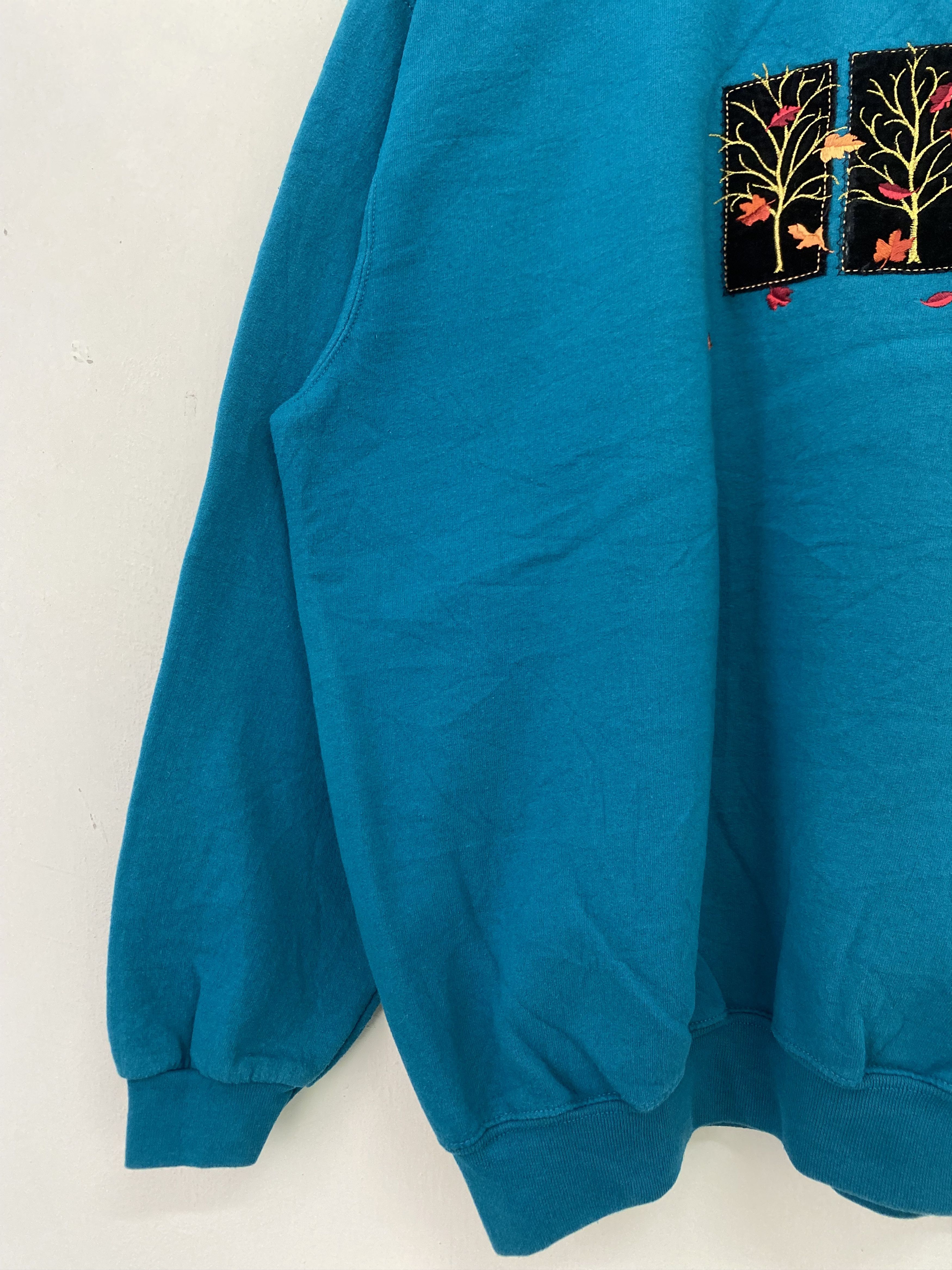 Autumn Cashmere × Vintage Autumn Season Sweatshirt XL Size Crewneck Embroidery Size US XL / EU 56 / 4 - 6 Thumbnail