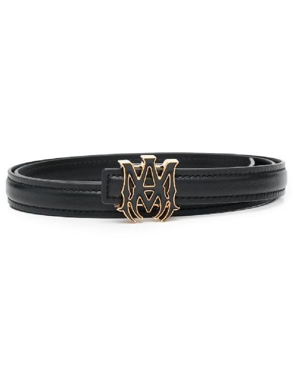 Amiri o1w1db10525 Size: 100 / Nappa MA 4cm Belt in Black Size 40 - 1 Thumbnail