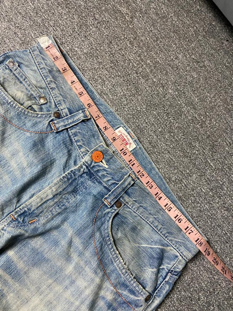 Edwin Vintage EDWIN Genuine Distressed Jeans (143) Size US 37 - 6 Thumbnail