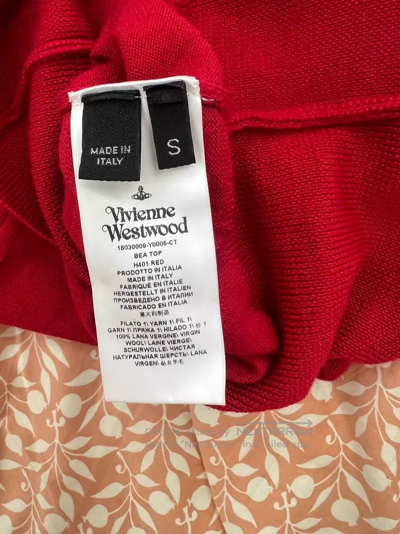 Vivienne Westwood Vivienne Westwood Colorful Saturn Logo Wool Short-Sleeve R Size S / US 4 / IT 40 - 3 Thumbnail