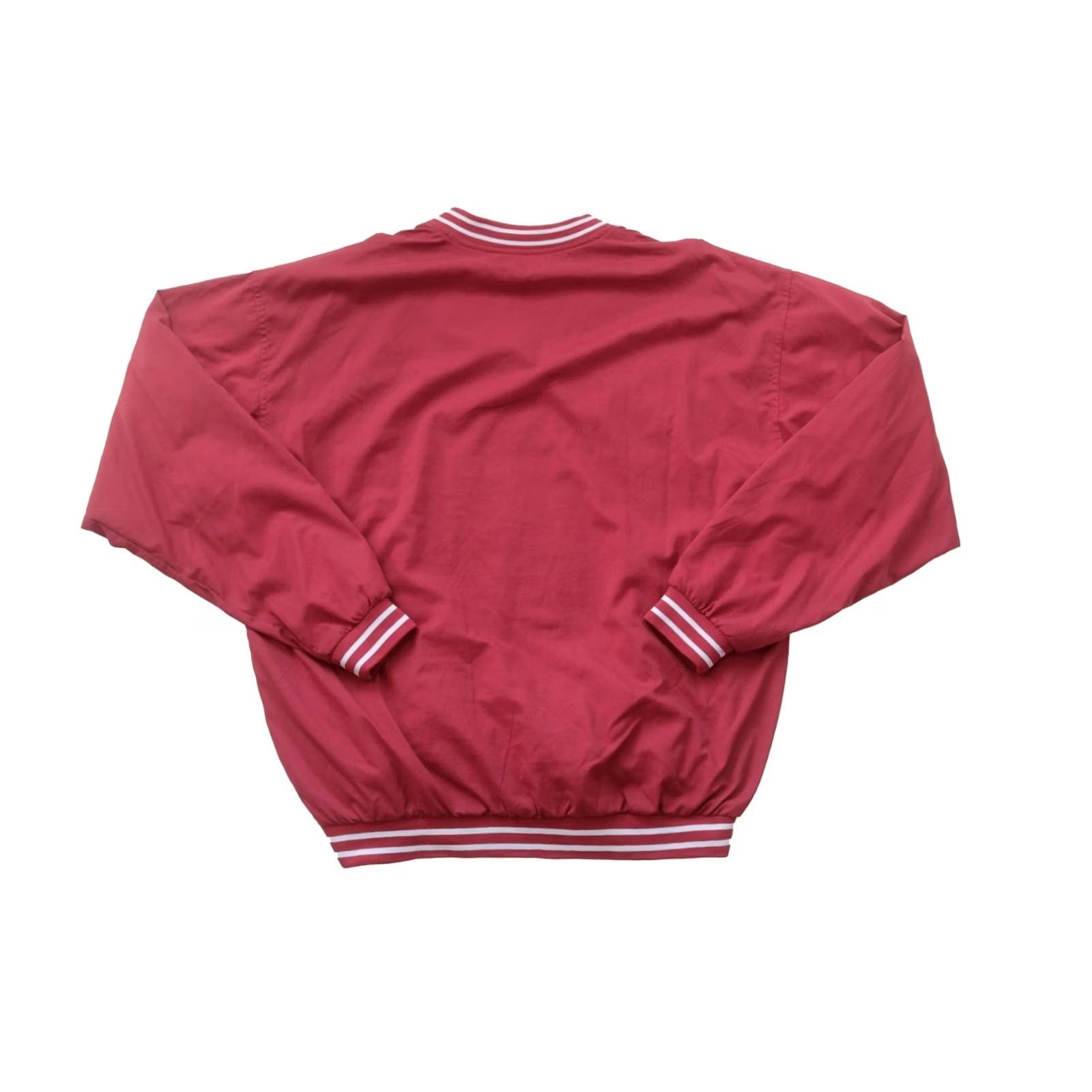 Reebok VINTAGE REEBOK Jacket 90s Red Mens M V KNECK PULL OVER 100% POLYESTER Size US M / EU 48-50 / 2 - 3 Thumbnail