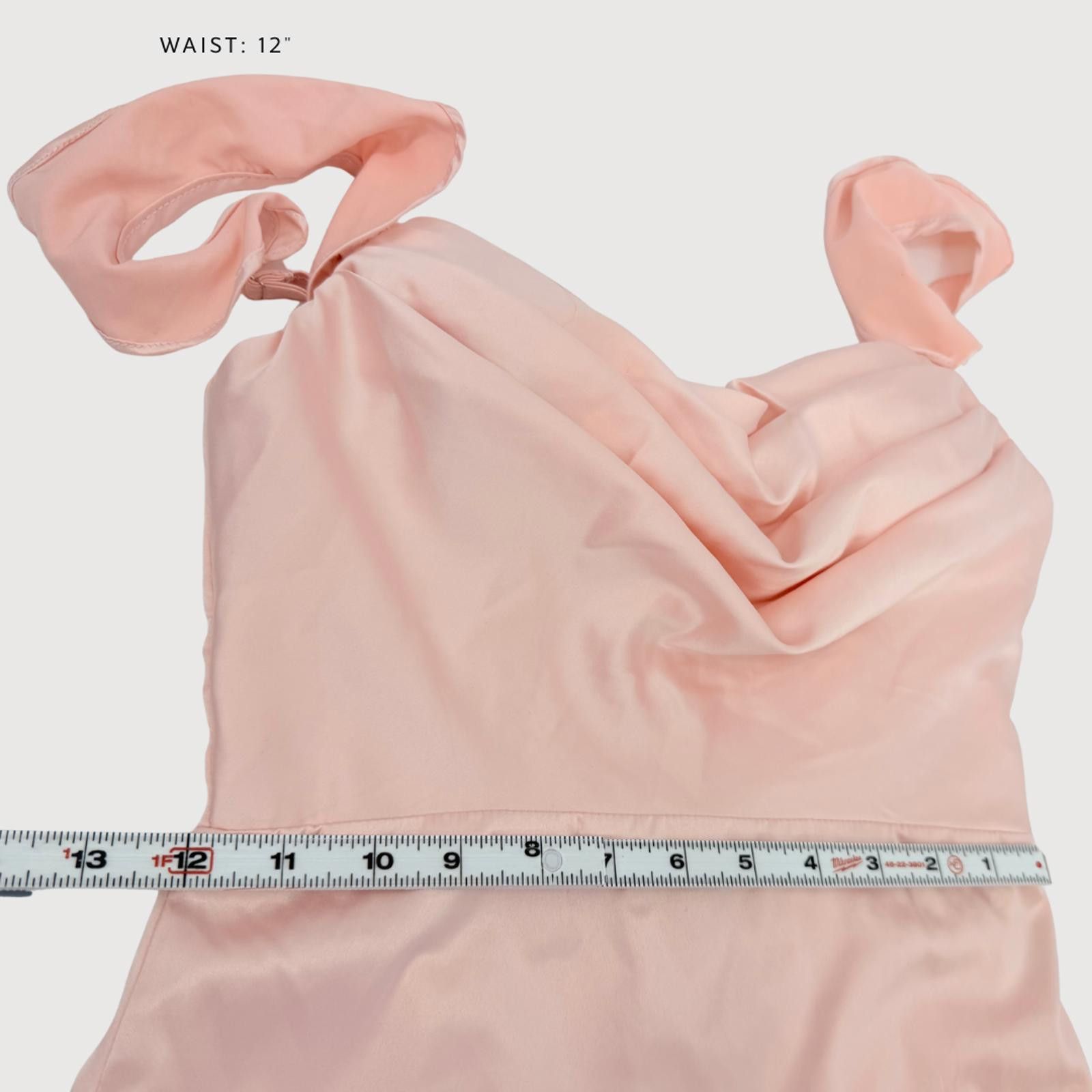 Other Selfie Leslie Blush Midi Dress Cowl Neck Minimal S Size S / US 4 / IT 40 - 8 Thumbnail