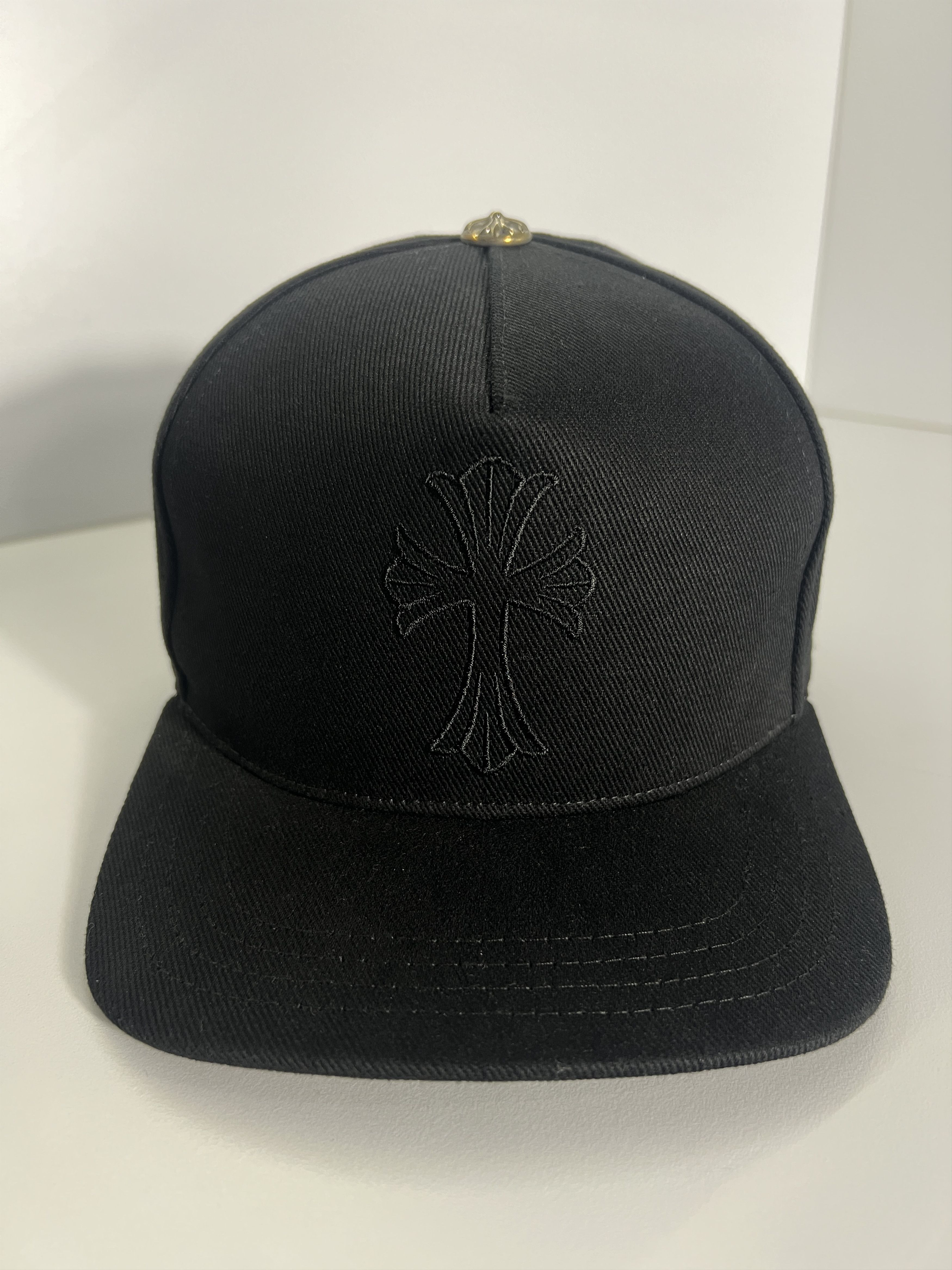 Chrome Hearts Chrome Hearts Black Cross Embroidery Snapback Hat USA Size ONE SIZE - 1 Thumbnail