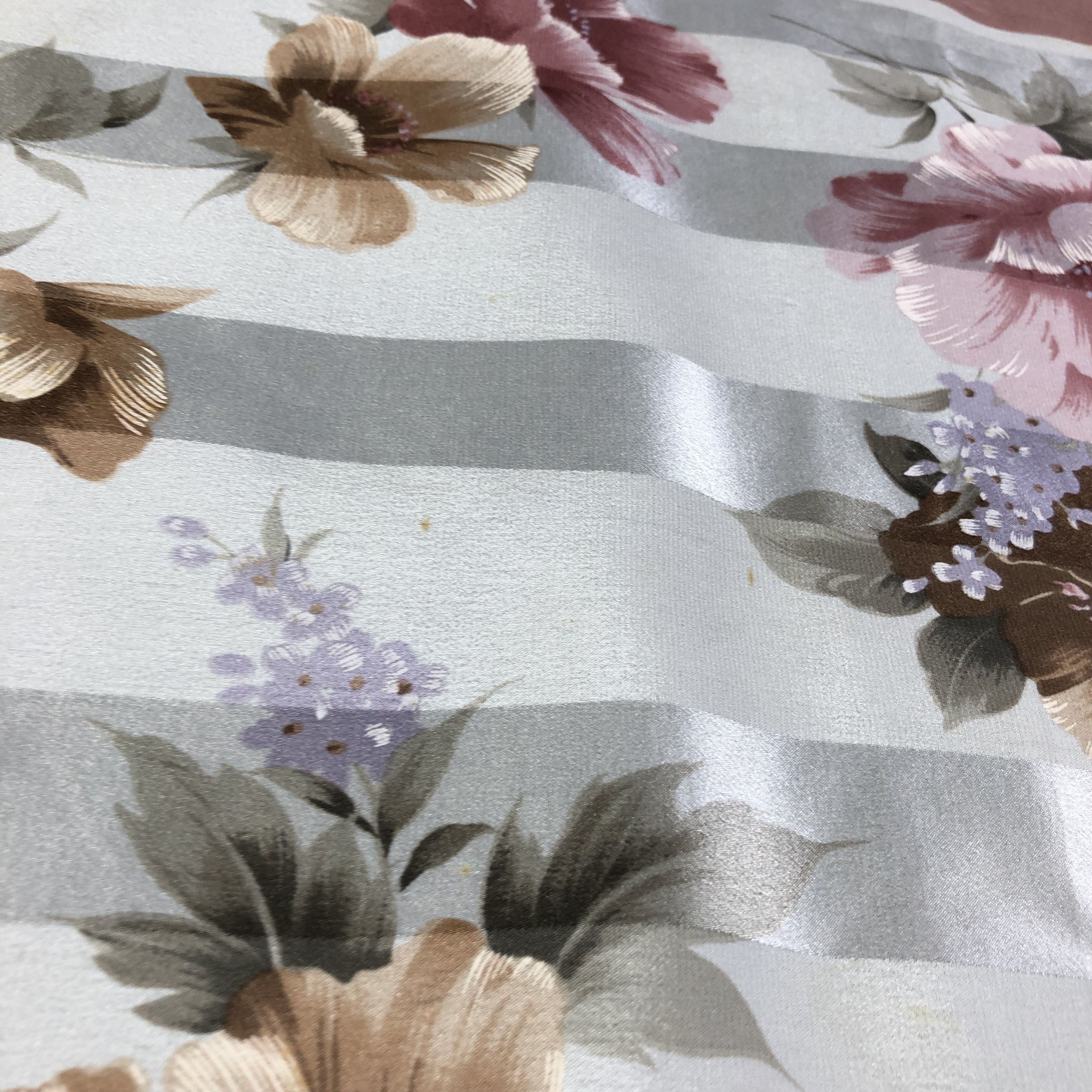 Mila Schon Mila Schon Floral Hand Rolled Silk Scarf M675 Size ONE SIZE - 10 Thumbnail