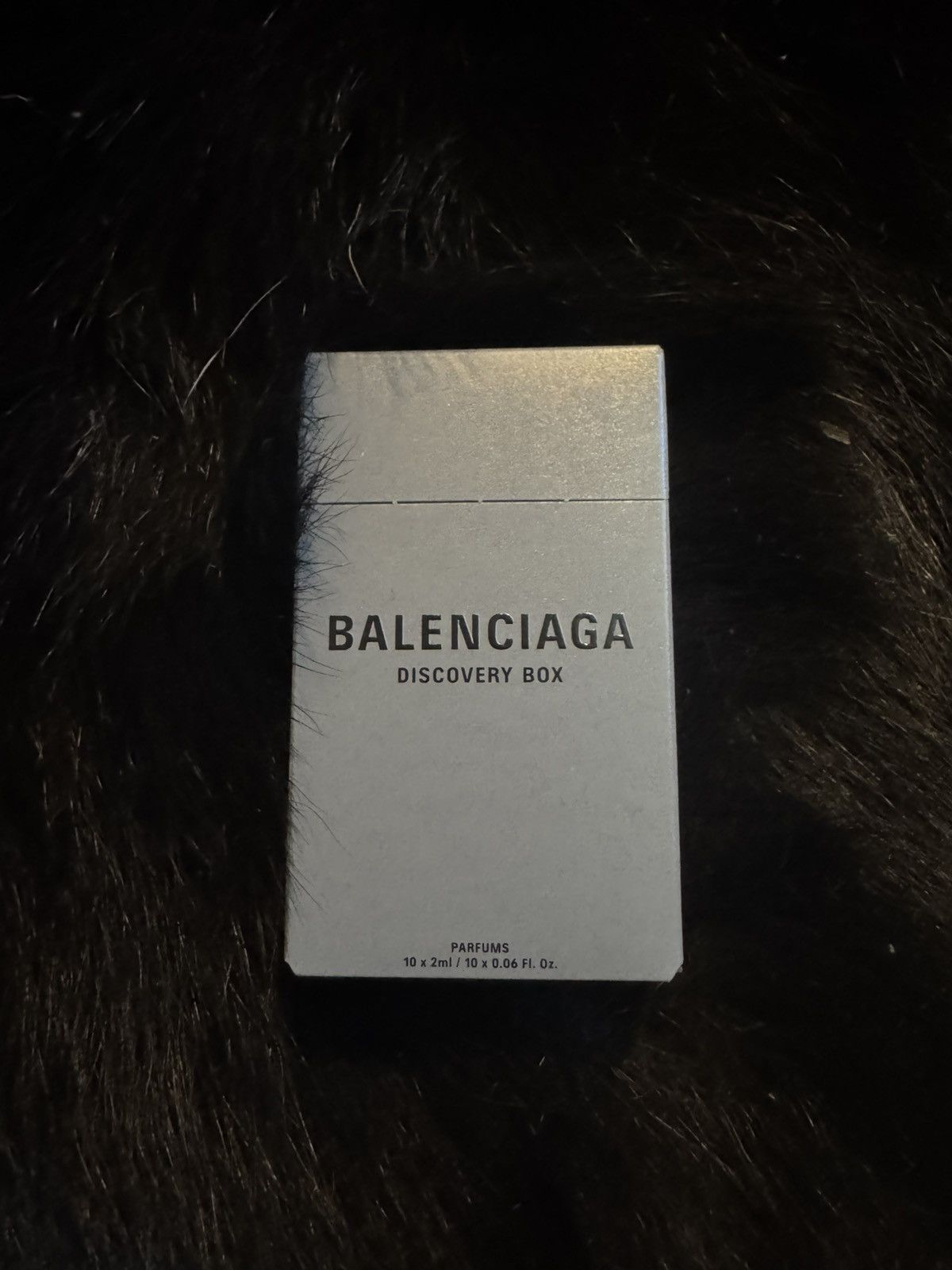 Balenciaga “Cigarette” pack parfum discovery set