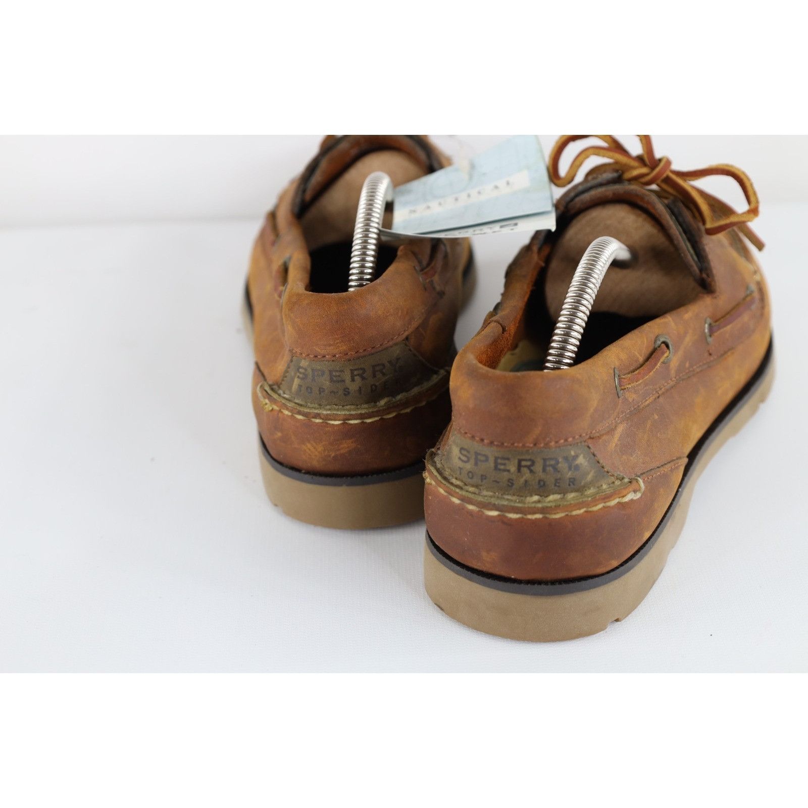 Sperry Deadstock Vintage Sperry Top Sider Leather Boat Shoes Size US 9.5 / EU 42-43 - 6 Thumbnail