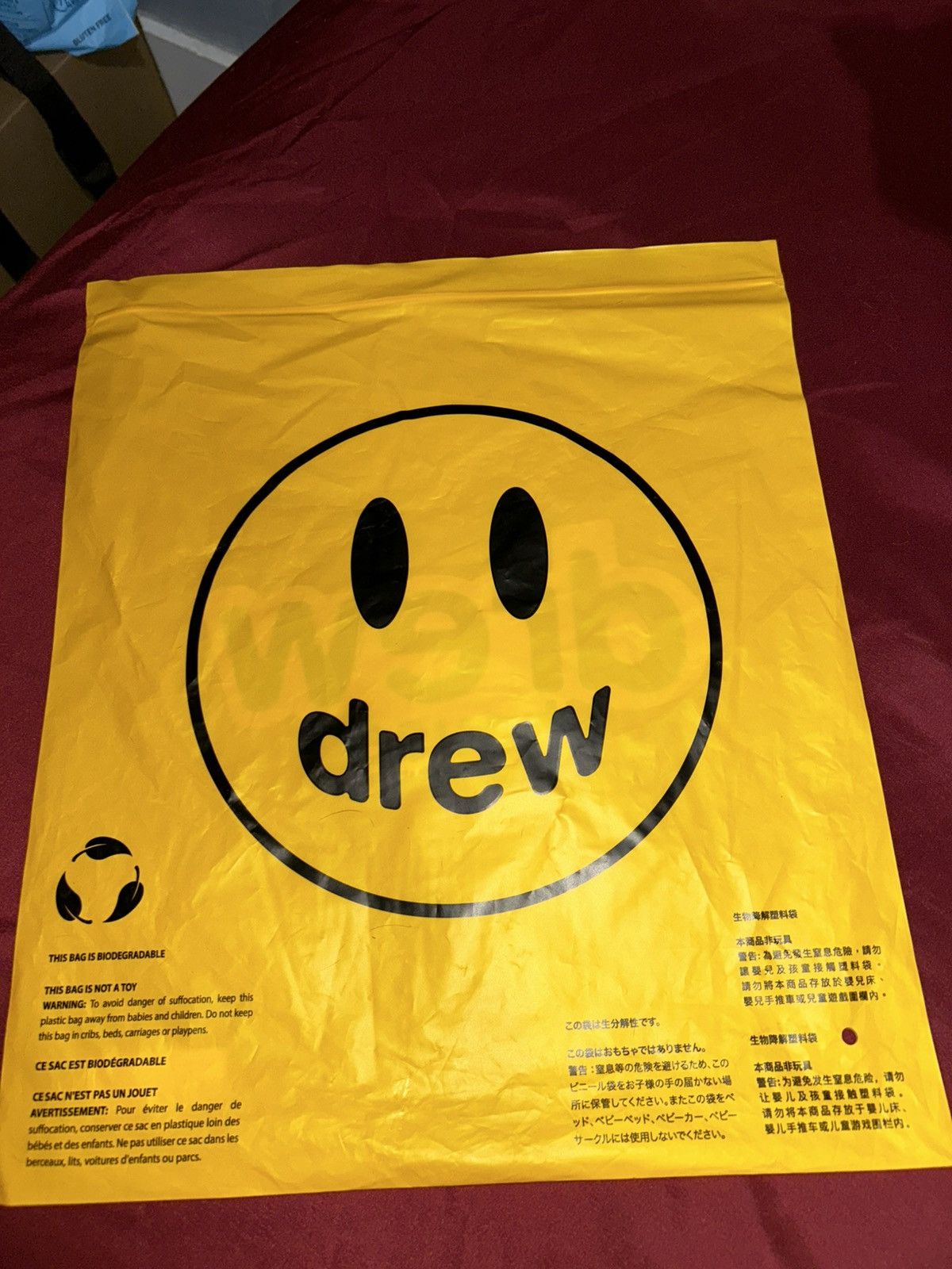 Drew House Drew House super soft rib beanie yellow Size ONE SIZE - 5 Thumbnail