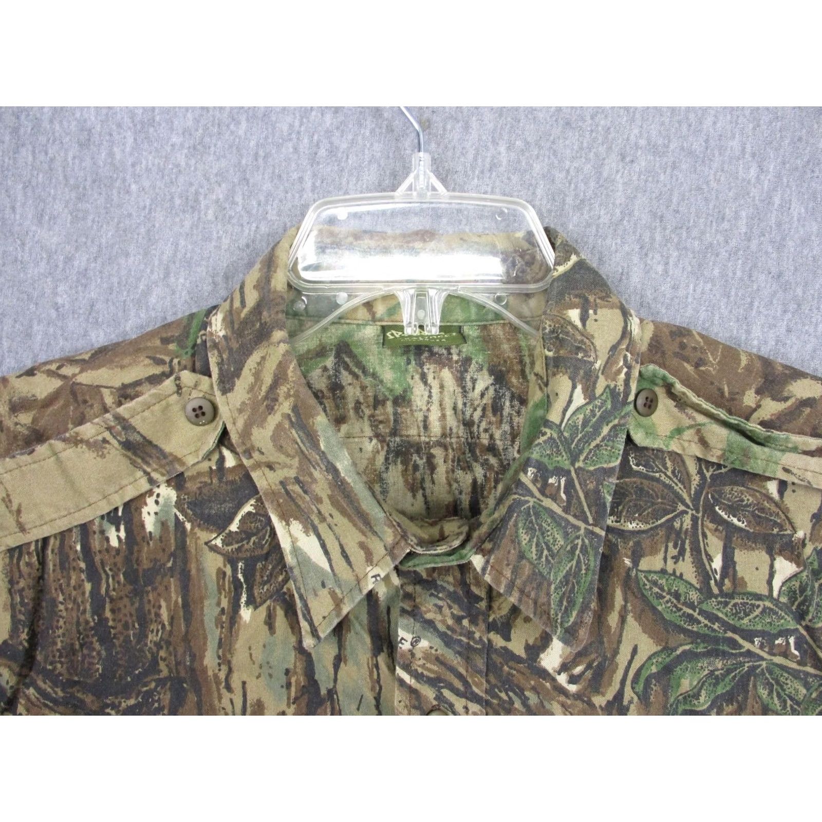Realtree VINTAGE Realtree Camo Shirt Mens XL Spartan Button Front Long Sleeve USA Made Size US XL / EU 56 / 4 - 2 Thumbnail