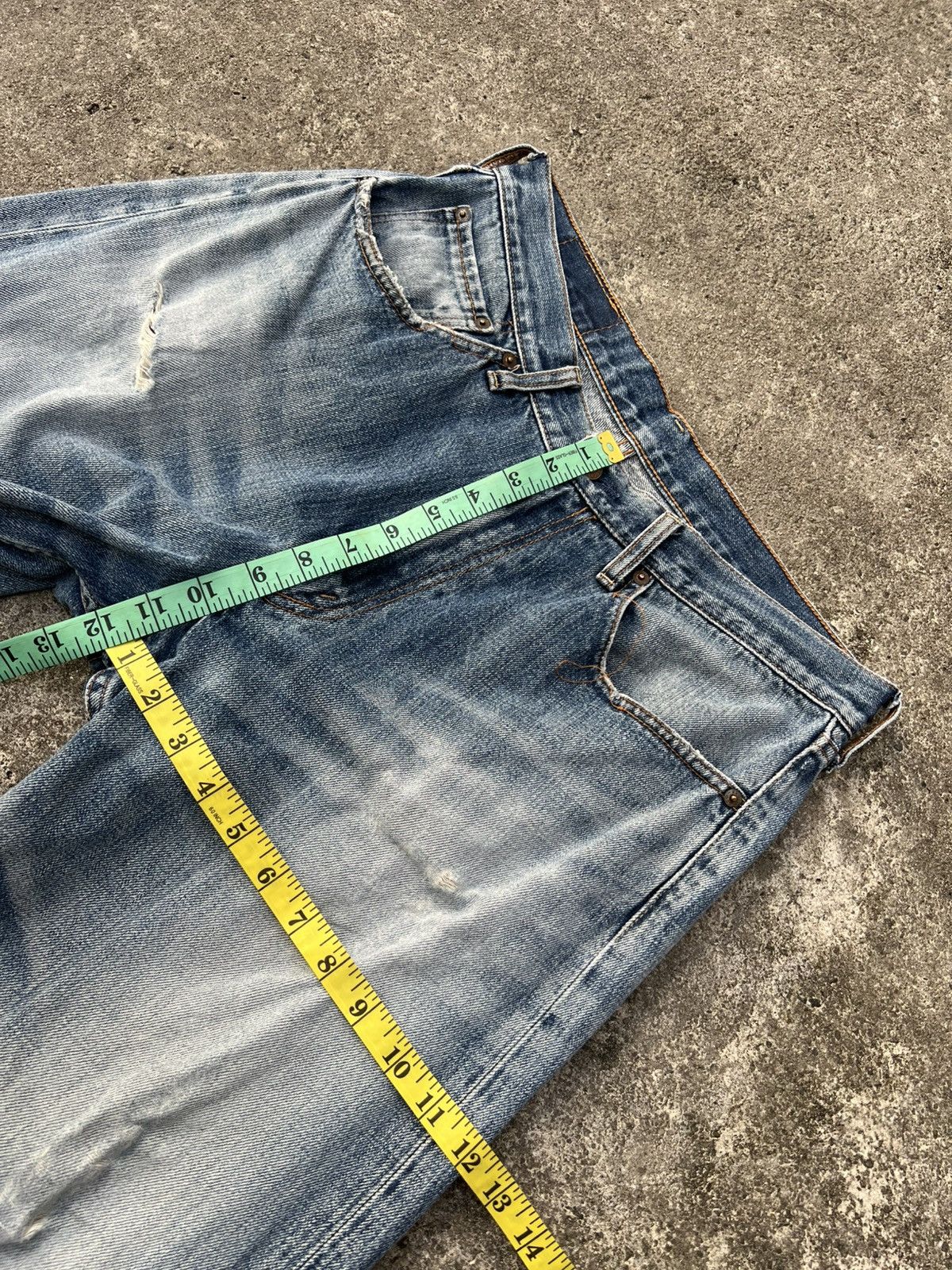 Levi's Vintage Levis 544 Distressed Baggy Jean Size US 32 / EU 48 - 4 Thumbnail