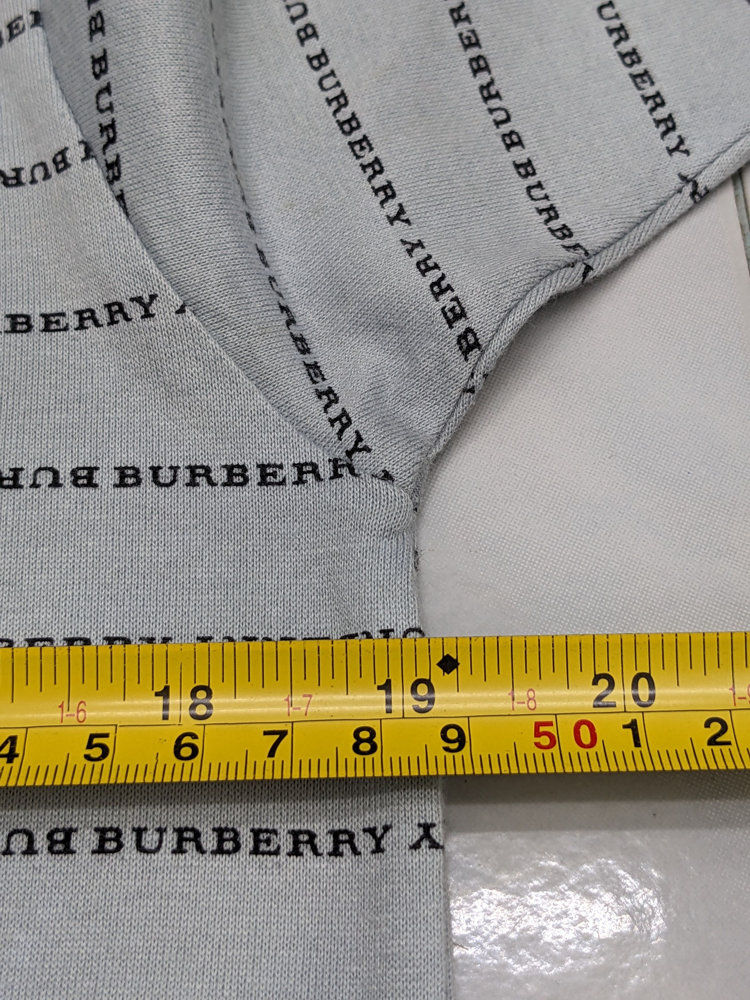Burberry Burberry Spell Out Monogram Nova Check Tshirt Size US M / EU 48-50 / 2 - 7 Thumbnail