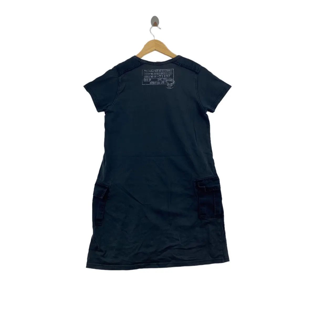 Avirex AVIREX USA ARMY Patch Pocket Blouse Tee Shirt Top Embossed Size L / US 10 / IT 46 - 4 Thumbnail