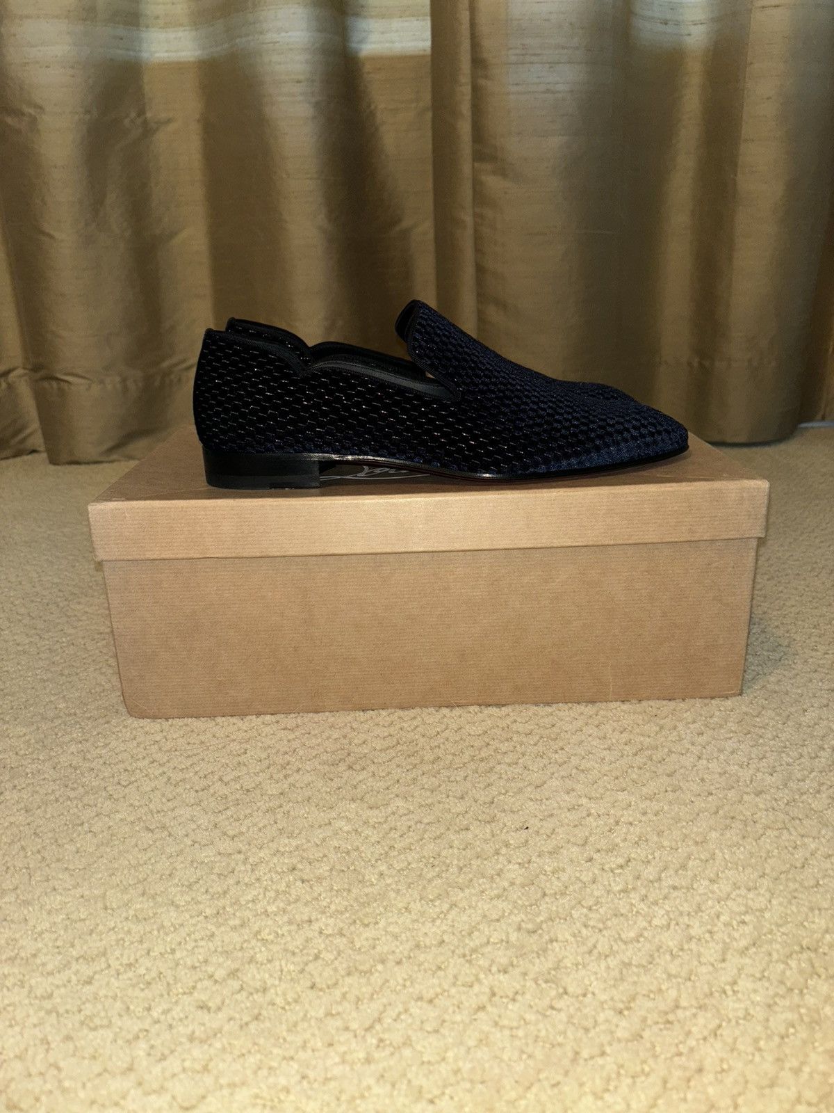 Christian Louboutin Dandy Chick Orlato Flat Slip On Loafers