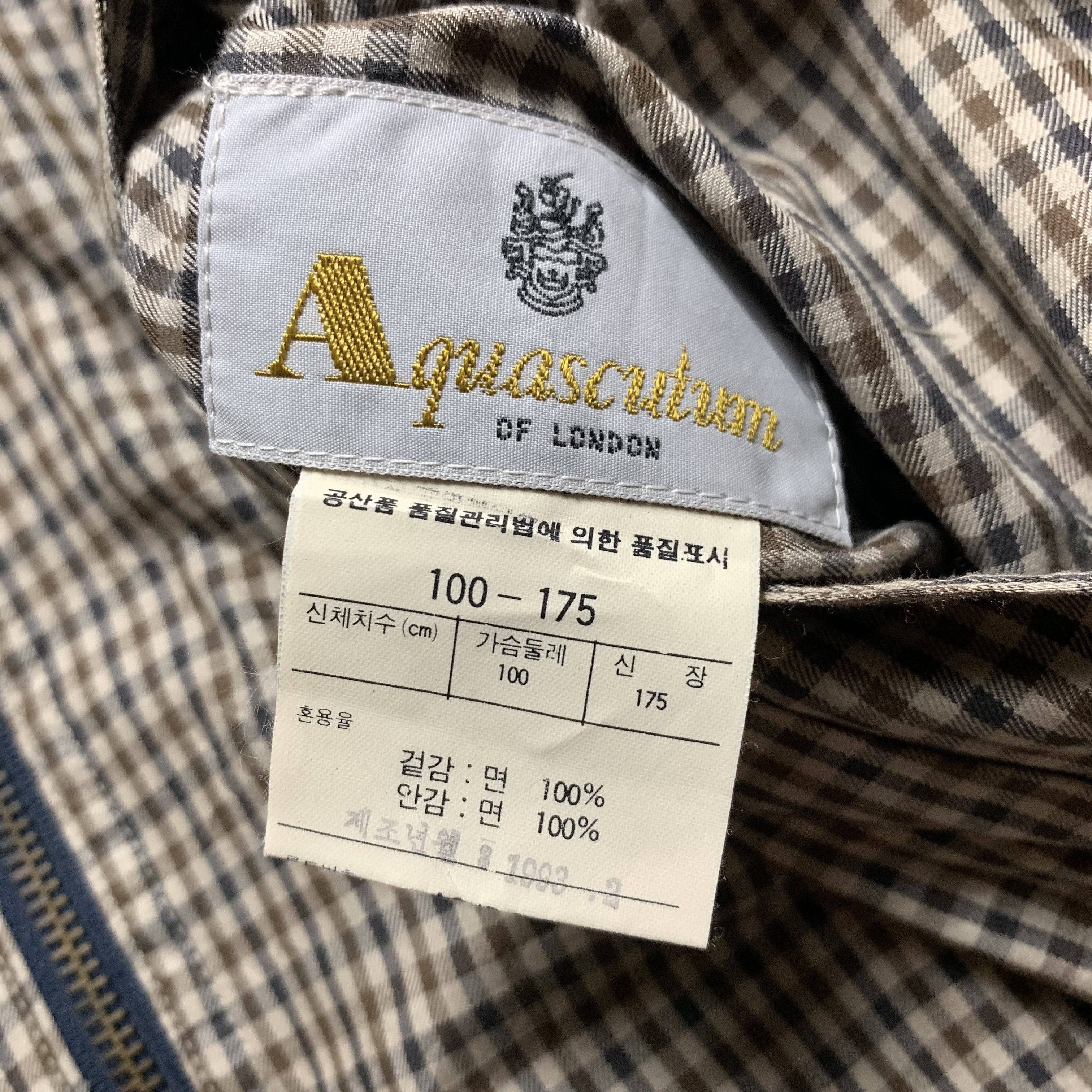 Aquascutum 1993 Aquascutum Reversible Jacket Size US L / EU 52-54 / 3 - 7 Thumbnail