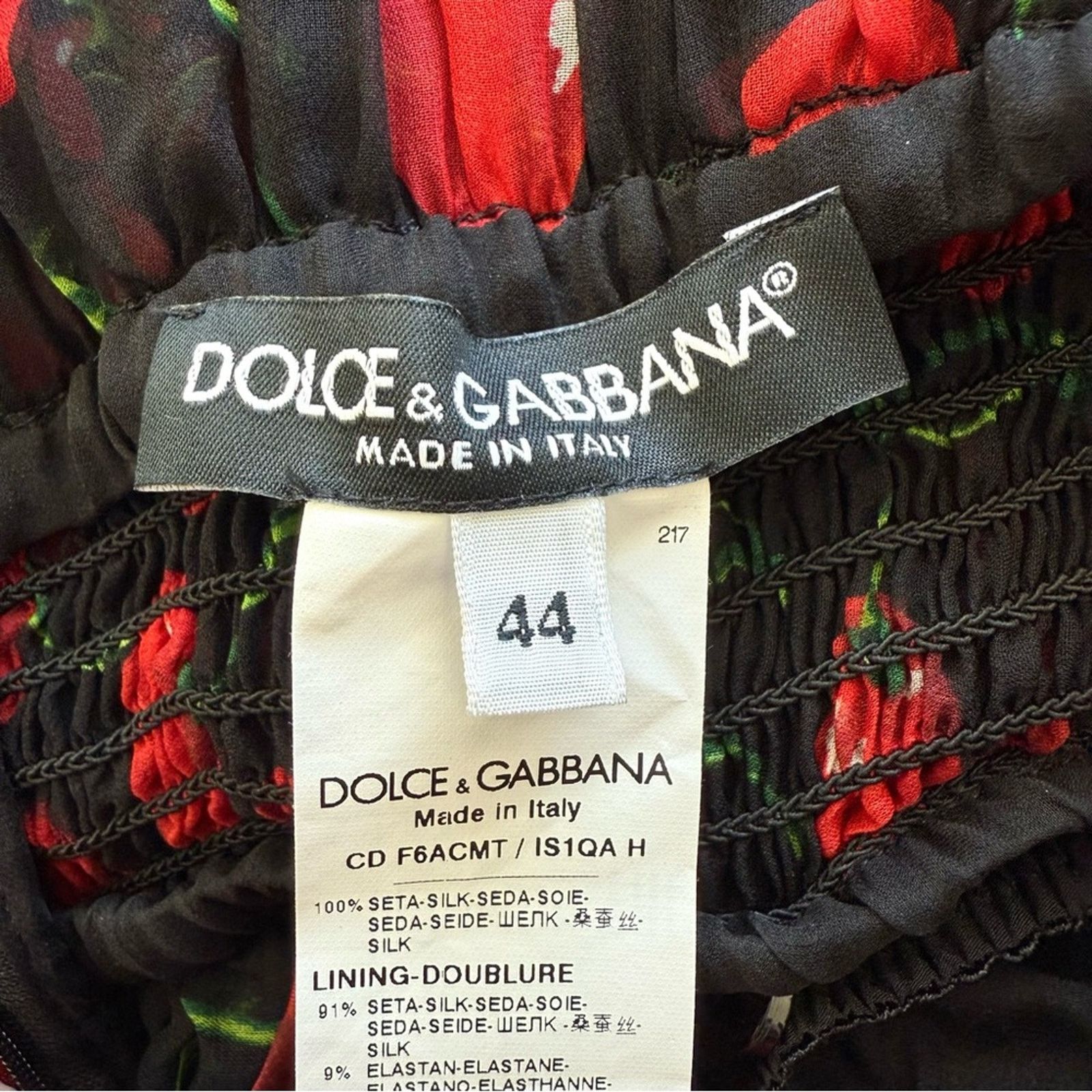Dolce & Gabbana NEW!! Dolce&Gabbana silk dress size 44IT or 8 US 3560$ Size M / US 6-8 / IT 42-44 - 11 Thumbnail