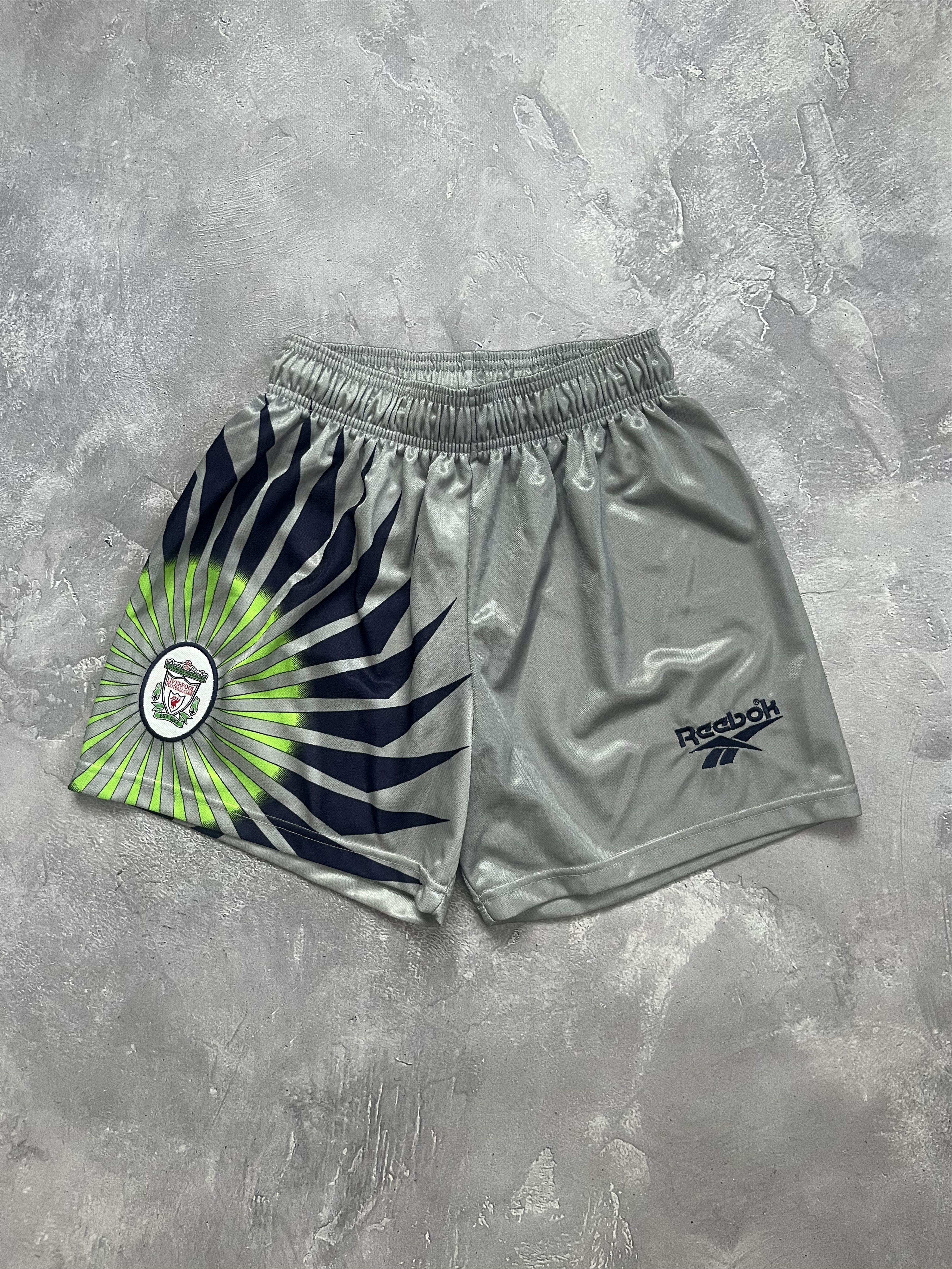 Reebok Liverpool Home football Shorts Reebok Gray Men Size 28 Size US 28 / EU 44 - 1 Thumbnail