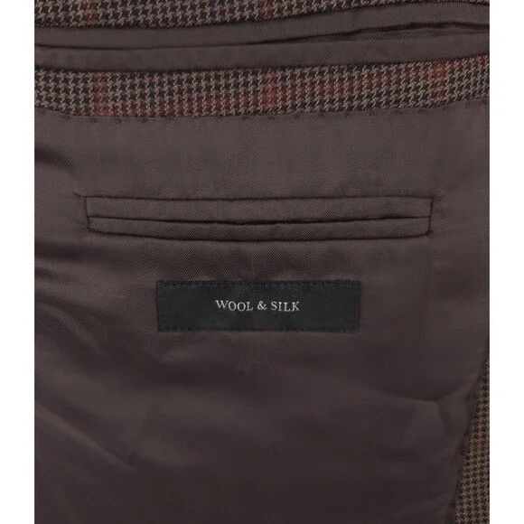 Ermenegildo Zegna Ermenegildo Zegna Houndstooth Fit Rom Blazer 52R 42 Mens Size 42R - 12 Thumbnail