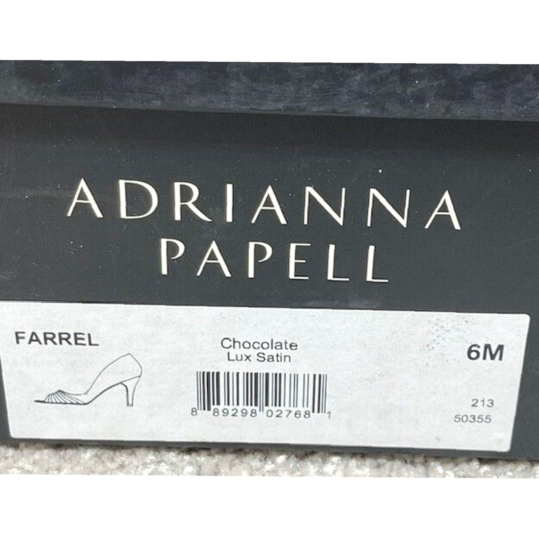 Adrianna Papell Adrianna Papell Heels Pump Stiletto 6M Lux Satin Leather Open Toe Peep Toe Women Formal Wedding Party Vintage No Size US 6 / IT 36 - 8 Thumbnail