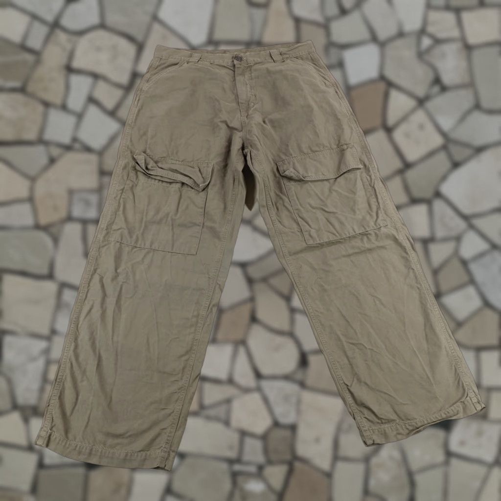 Agolde VINTAGE Agolde Cargo Pants Mens 32 Regular Gray Casual Workwear Relaxed Fit Baggy Utility Trousers Size US 32 / EU 48 - 1 Thumbnail