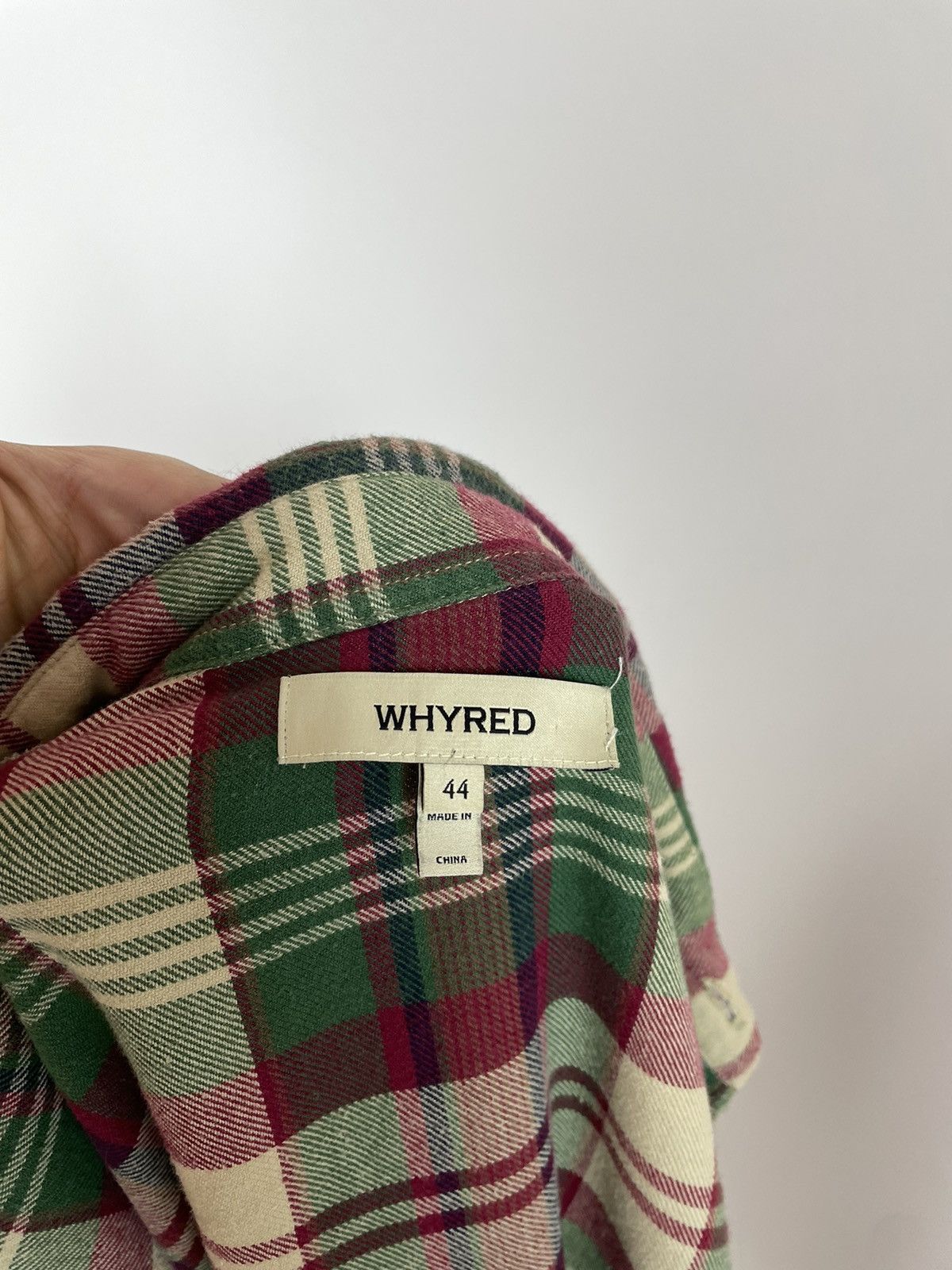 Japanese Brand × Whyred WHYRED Plaid shirt long sleeve Mens size 44 Size US S / EU 44-46 / 1 - 6 Thumbnail
