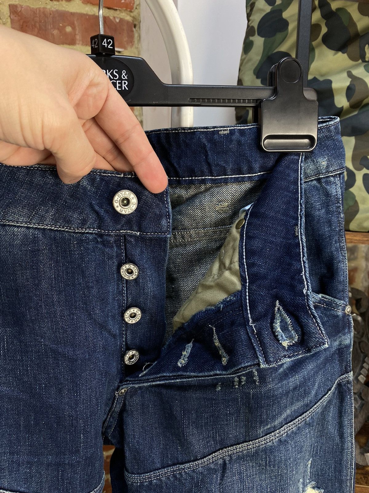 G-Star × Vintage NWT G-Star Raw 5620 3D Low Tapered Fit Denim Jeans Size US 31 - 5 Thumbnail