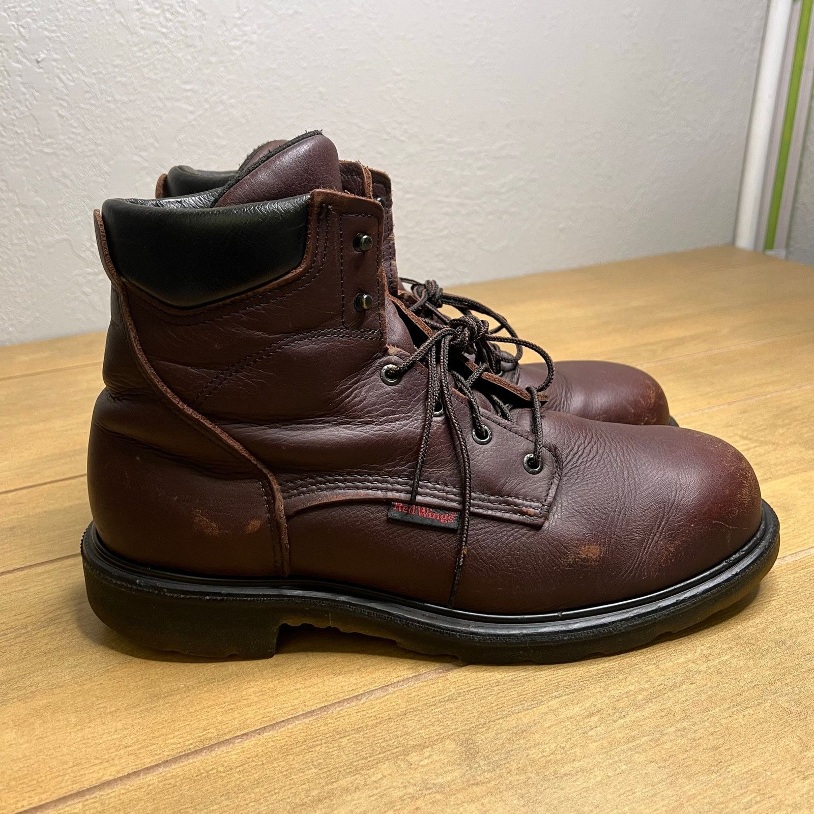 Red Wing Red Wing 606 Leather Work Boots Soft Toe EH USA Men’s 14 E2 Size US 14 / EU 47 - 1 Thumbnail