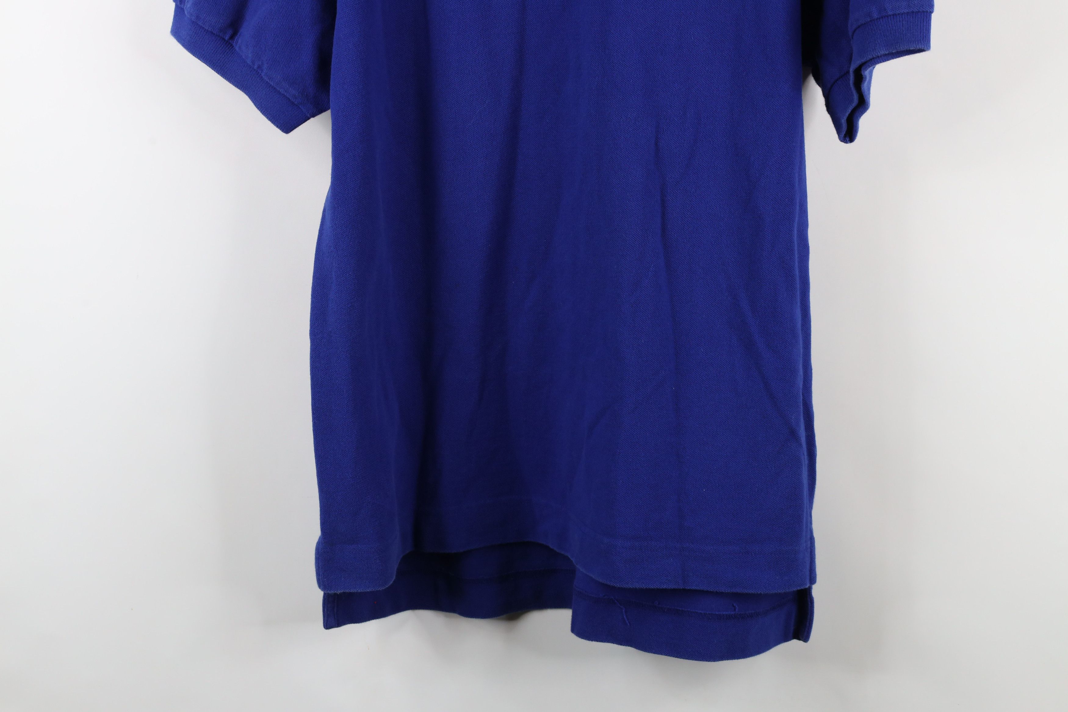 Nautica × Vintage Vintage 90s Nautica Out Short Sleeve Polo Shirt Blue Size US M / EU 48-50 / 2 - 3 Thumbnail