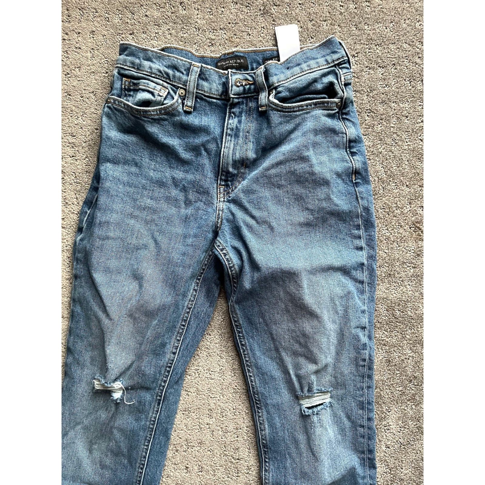 Banana Republic Banana Republic Jeans Hi Rise Straight Premium Stretch Size 27 Size 27" / US 4 / IT 40 - 2 Thumbnail