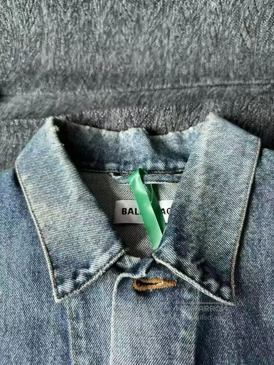 Balenciaga Balenciaga Letter Embroidery Denim Jacket. Size US M / EU 48-50 / 2 - 3 Thumbnail
